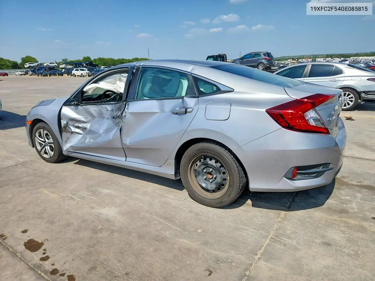 2016 Honda Civic Lx VIN: 19XFC2F54GE085815 Lot: 61734656