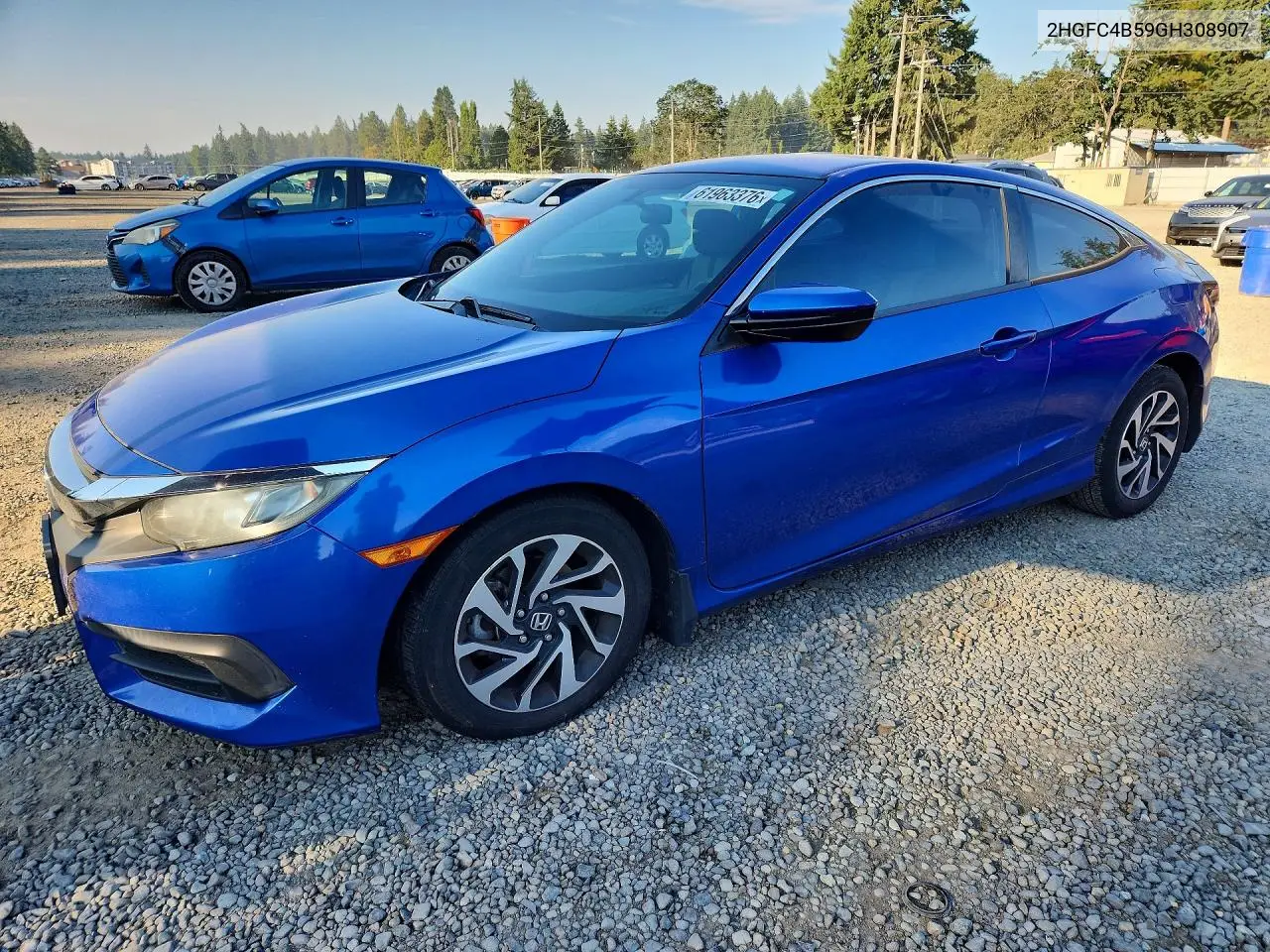 2016 Honda Civic Lx VIN: 2HGFC4B59GH308907 Lot: 61963376