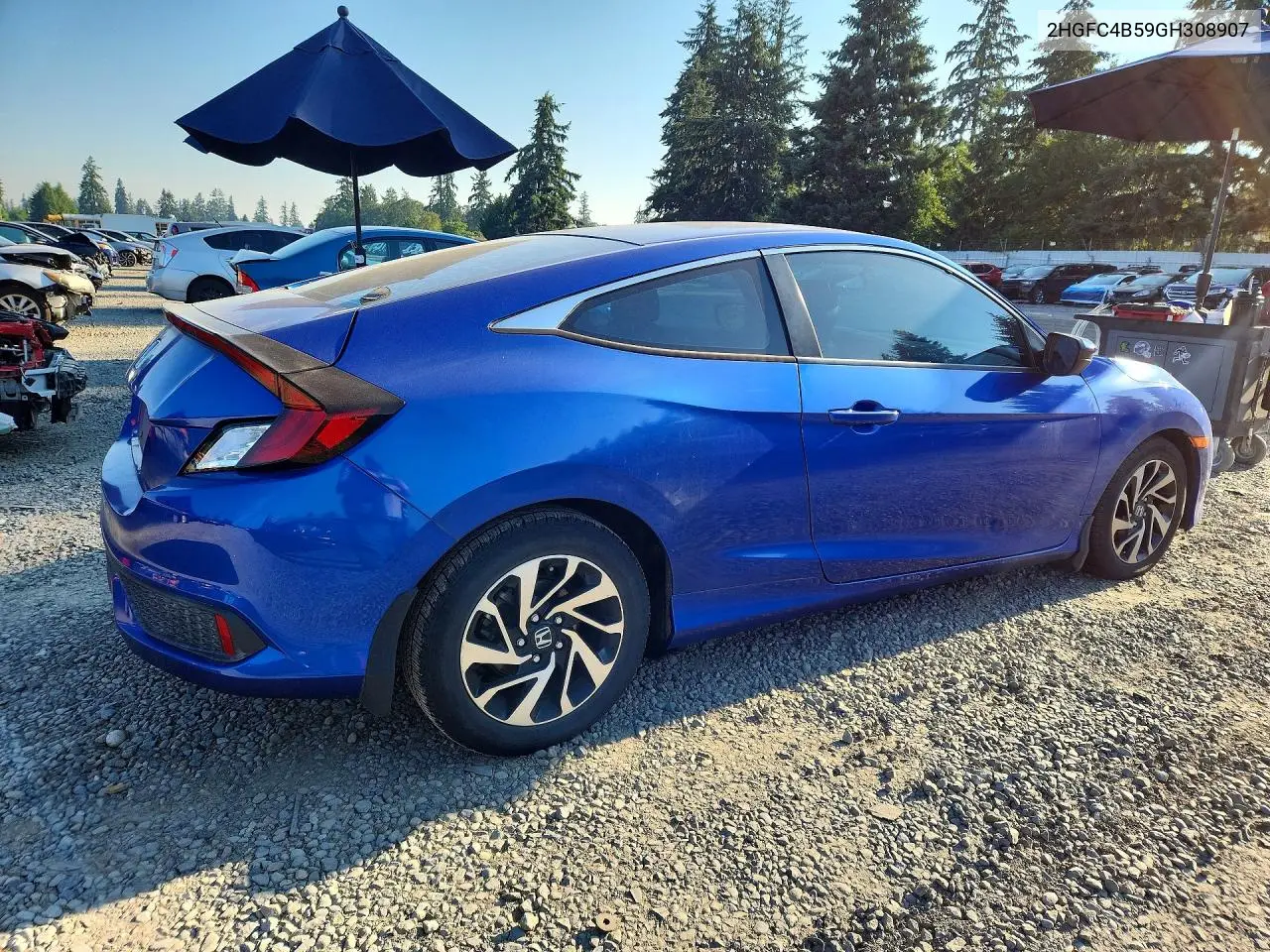 2016 Honda Civic Lx VIN: 2HGFC4B59GH308907 Lot: 61963376