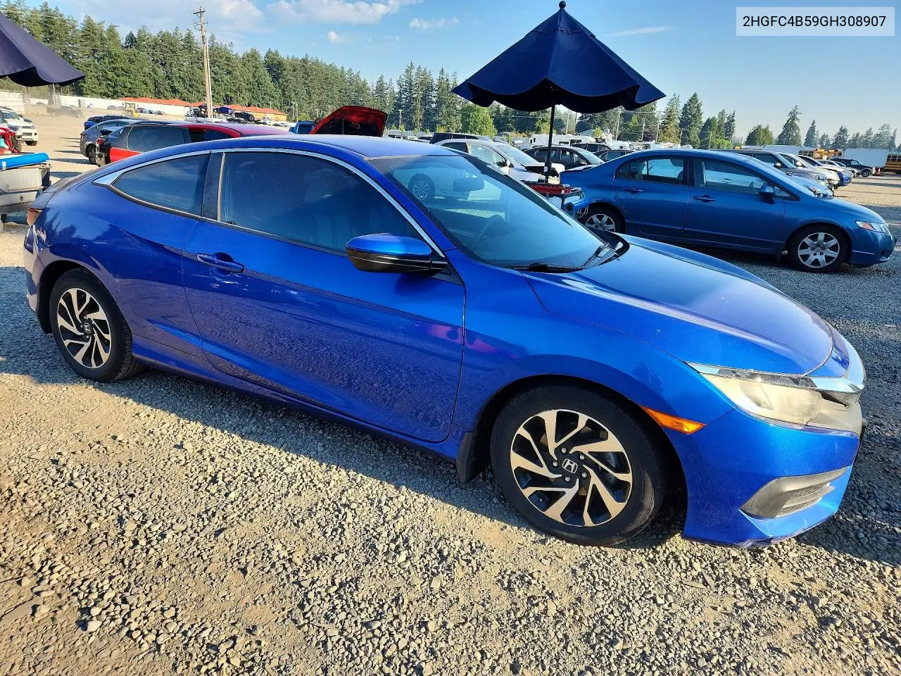2016 Honda Civic Lx VIN: 2HGFC4B59GH308907 Lot: 61963376
