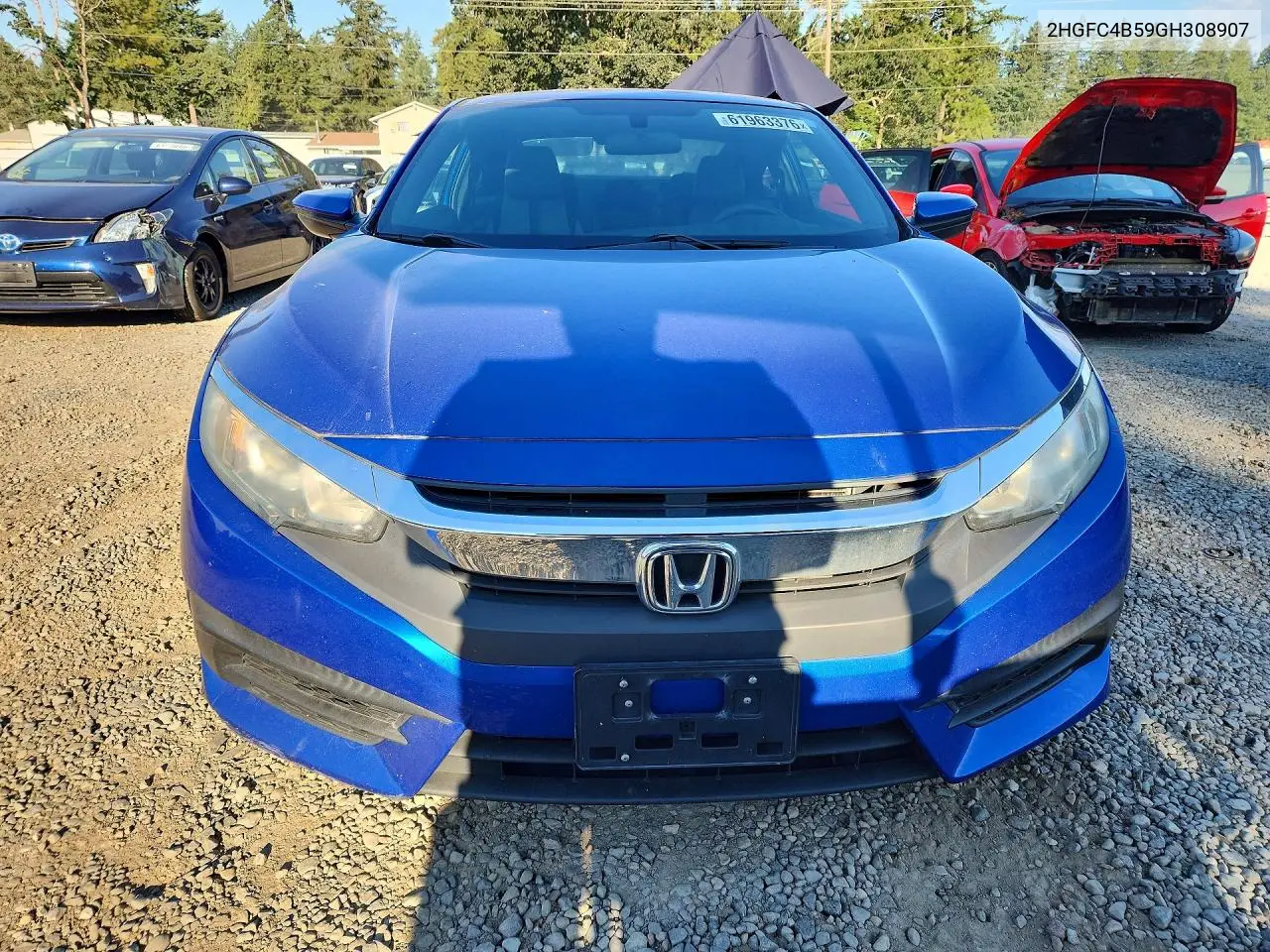 2016 Honda Civic Lx VIN: 2HGFC4B59GH308907 Lot: 61963376