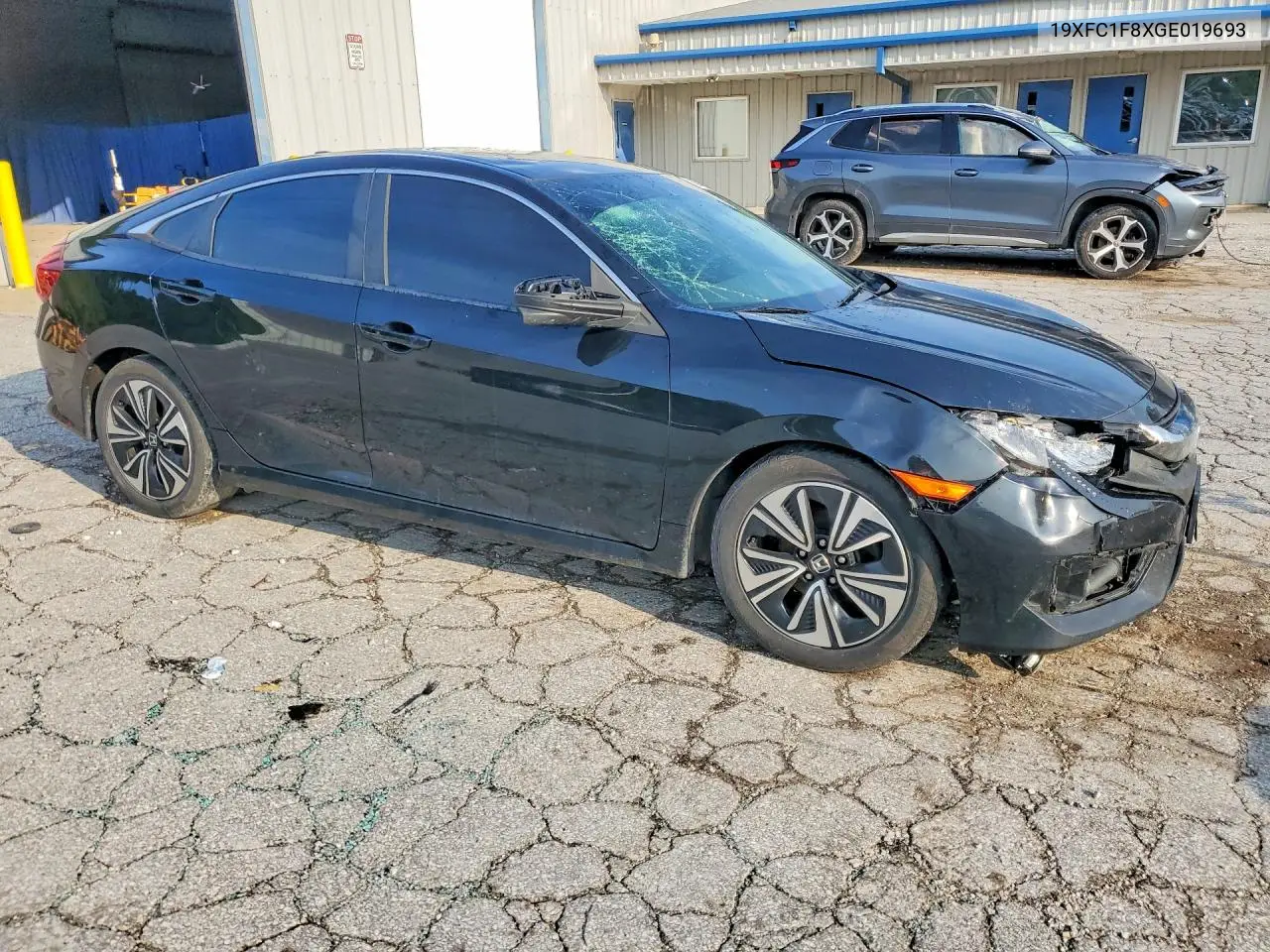 2016 Honda Civic Ex VIN: 19XFC1F8XGE019693 Lot: 62049246