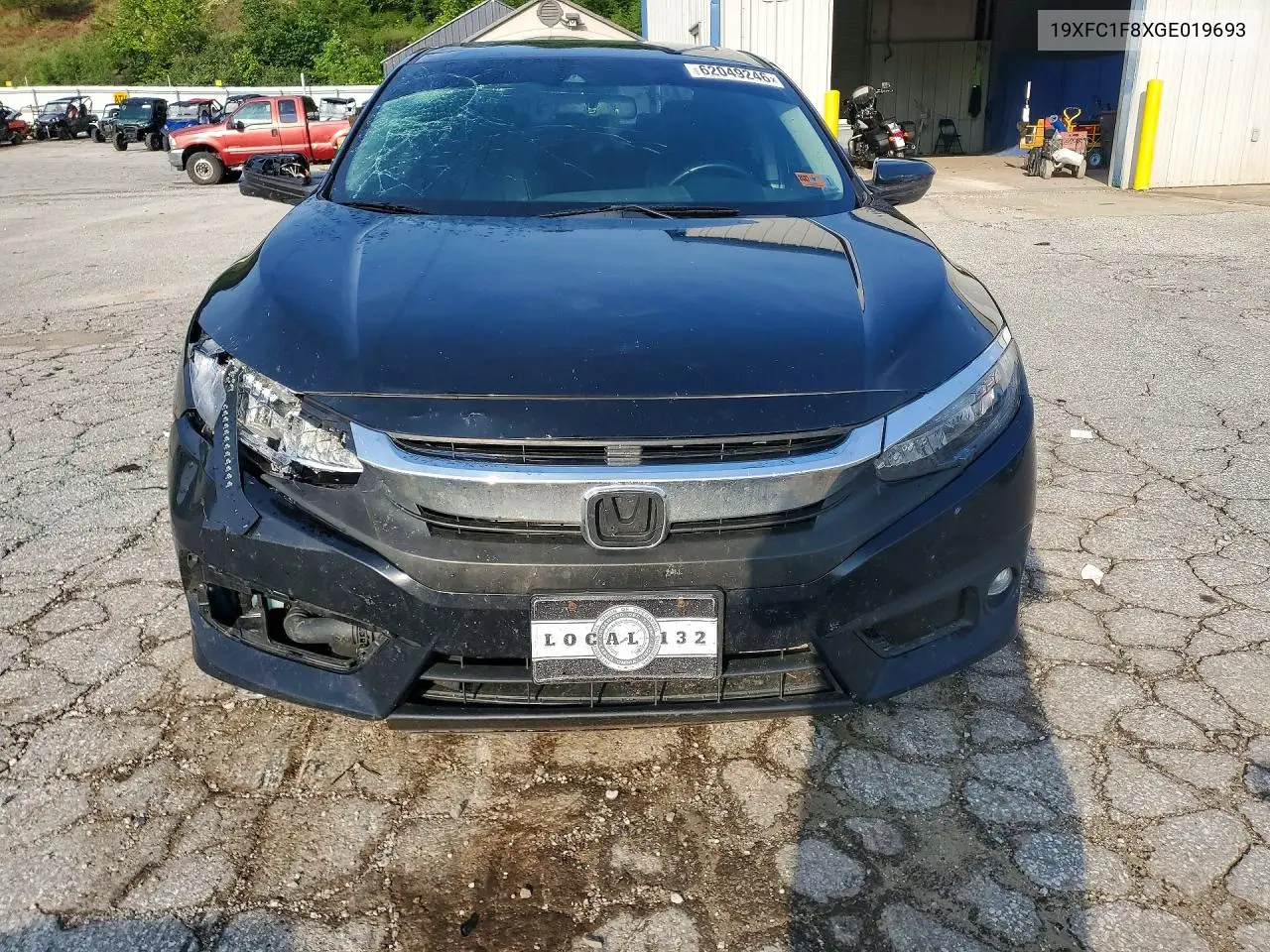 2016 Honda Civic Ex VIN: 19XFC1F8XGE019693 Lot: 62049246