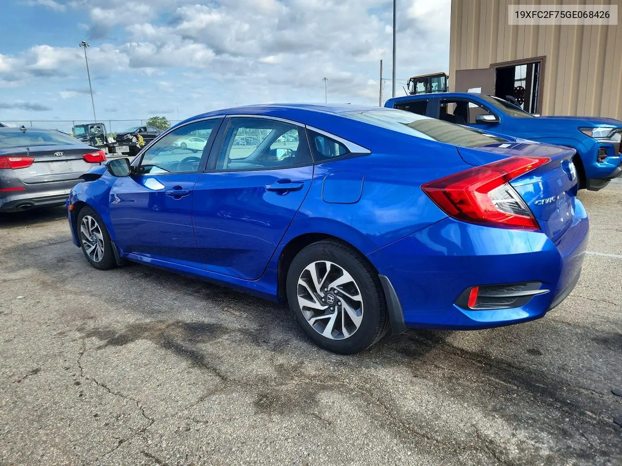 2016 Honda Civic Ex VIN: 19XFC2F75GE068426 Lot: 62056986