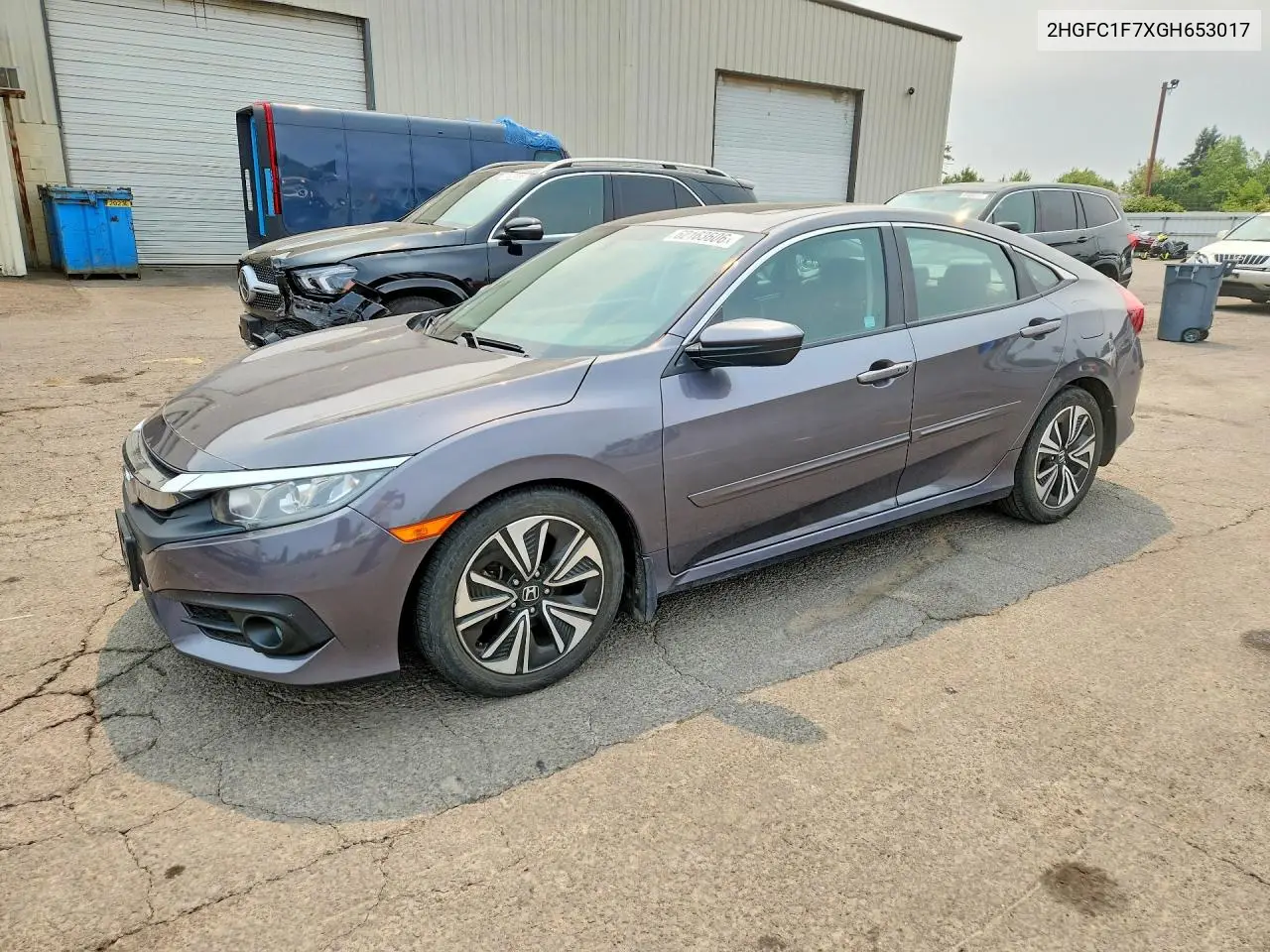 2016 Honda Civic Exl VIN: 2HGFC1F7XGH653017 Lot: 62163606