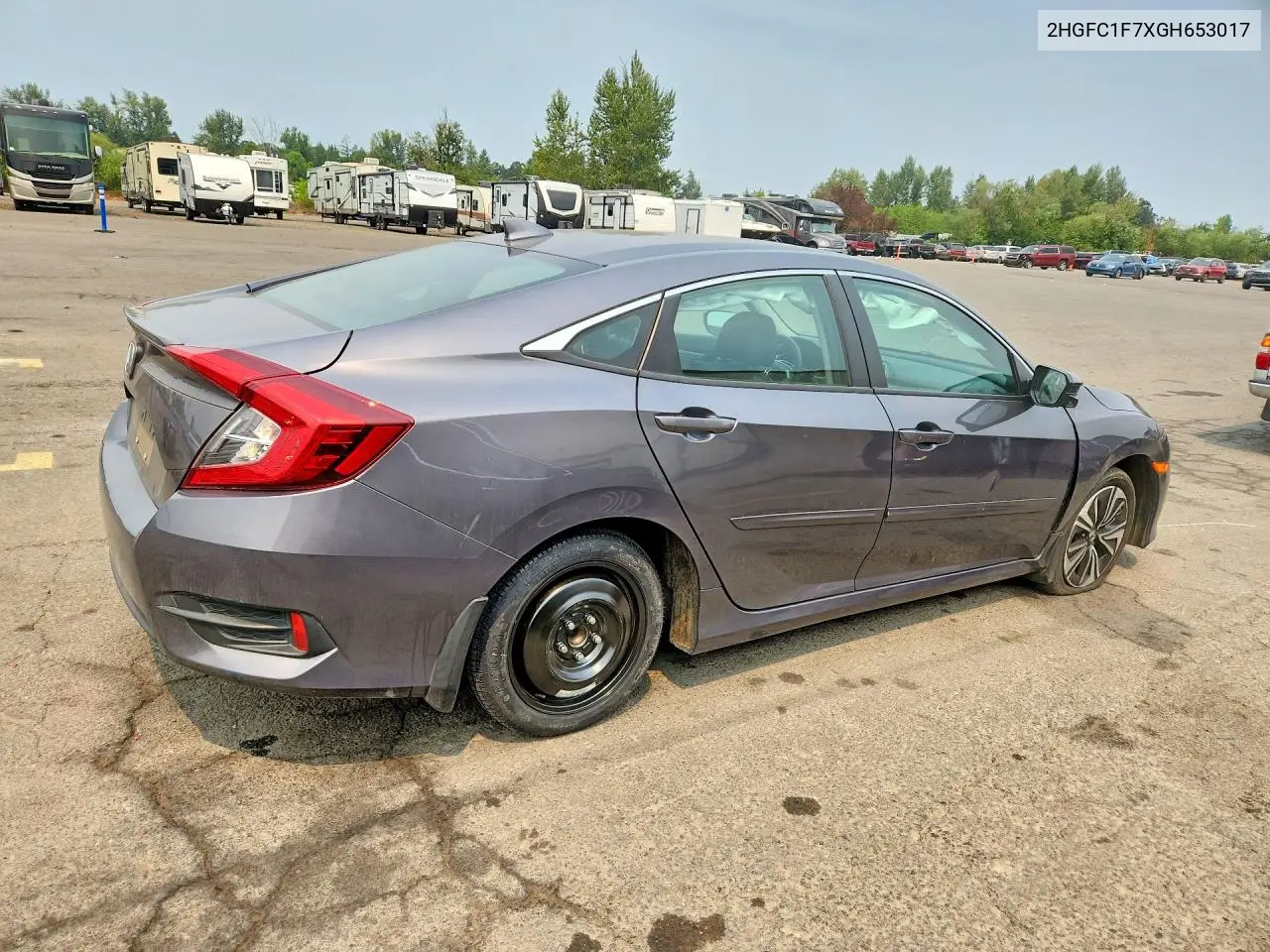 2016 Honda Civic Exl VIN: 2HGFC1F7XGH653017 Lot: 62163606