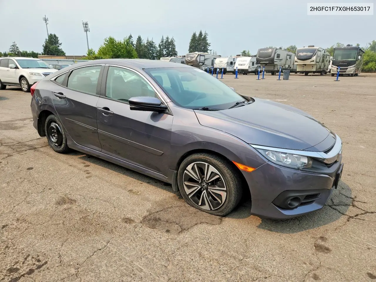 2016 Honda Civic Exl VIN: 2HGFC1F7XGH653017 Lot: 62163606