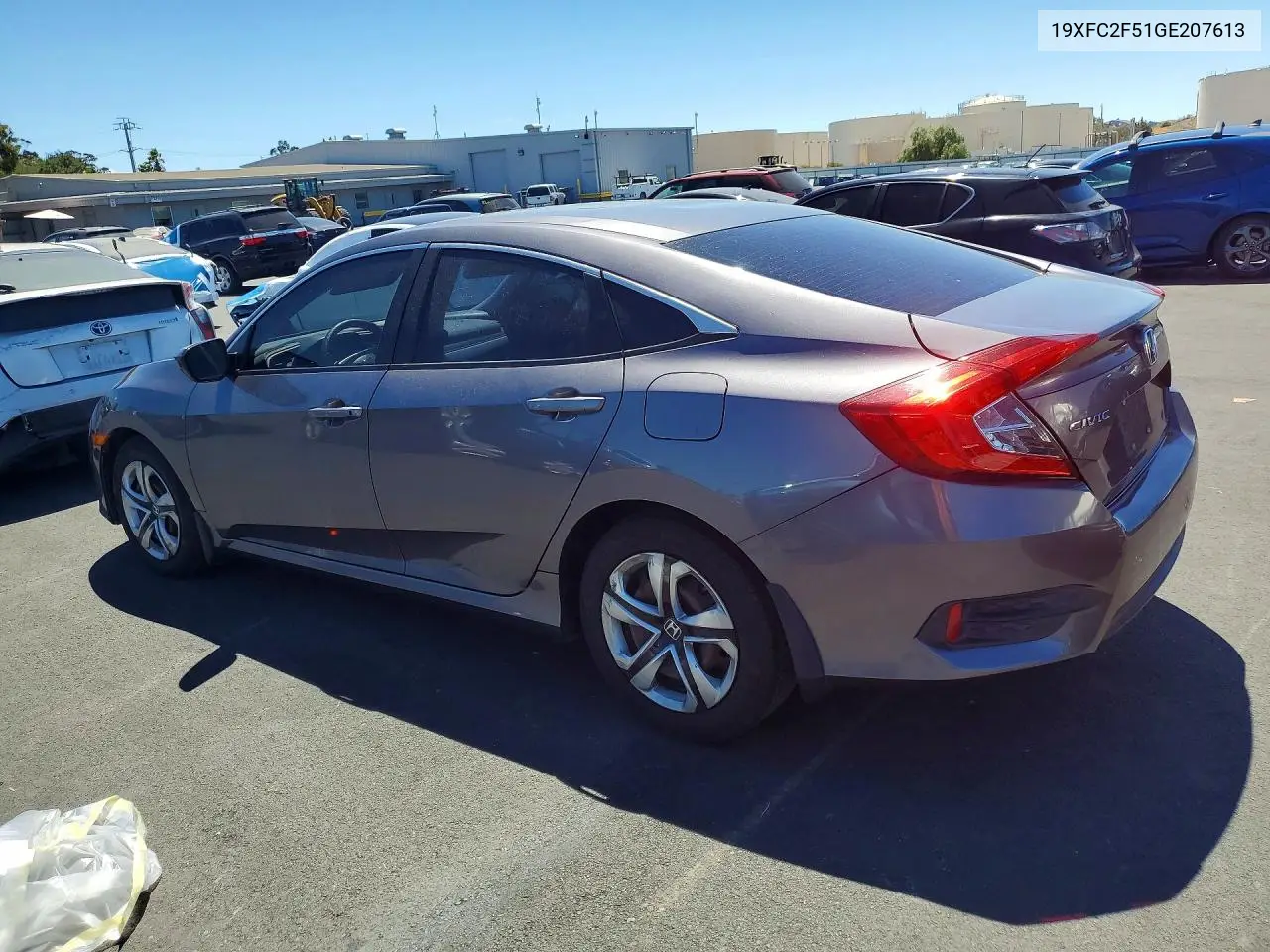 2016 Honda Civic Lx VIN: 19XFC2F51GE207613 Lot: 62344676