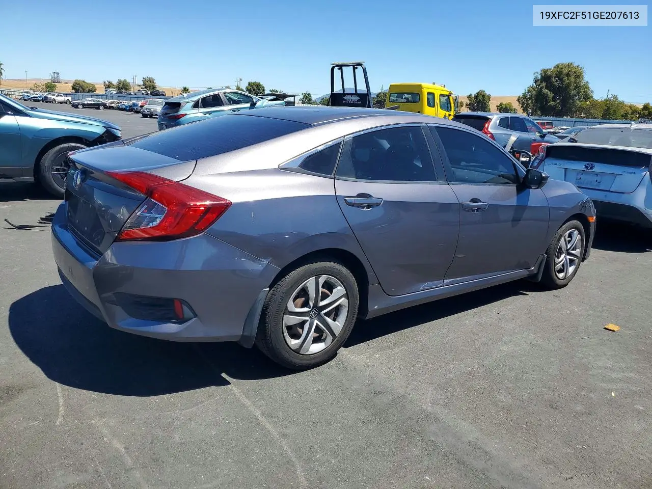 2016 Honda Civic Lx VIN: 19XFC2F51GE207613 Lot: 62344676