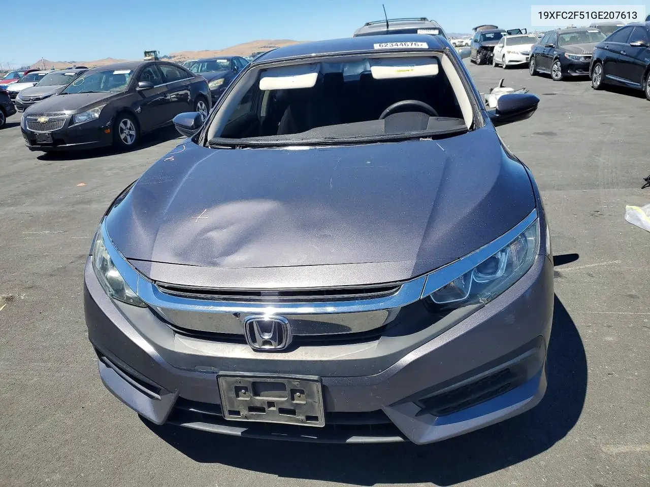 2016 Honda Civic Lx VIN: 19XFC2F51GE207613 Lot: 62344676