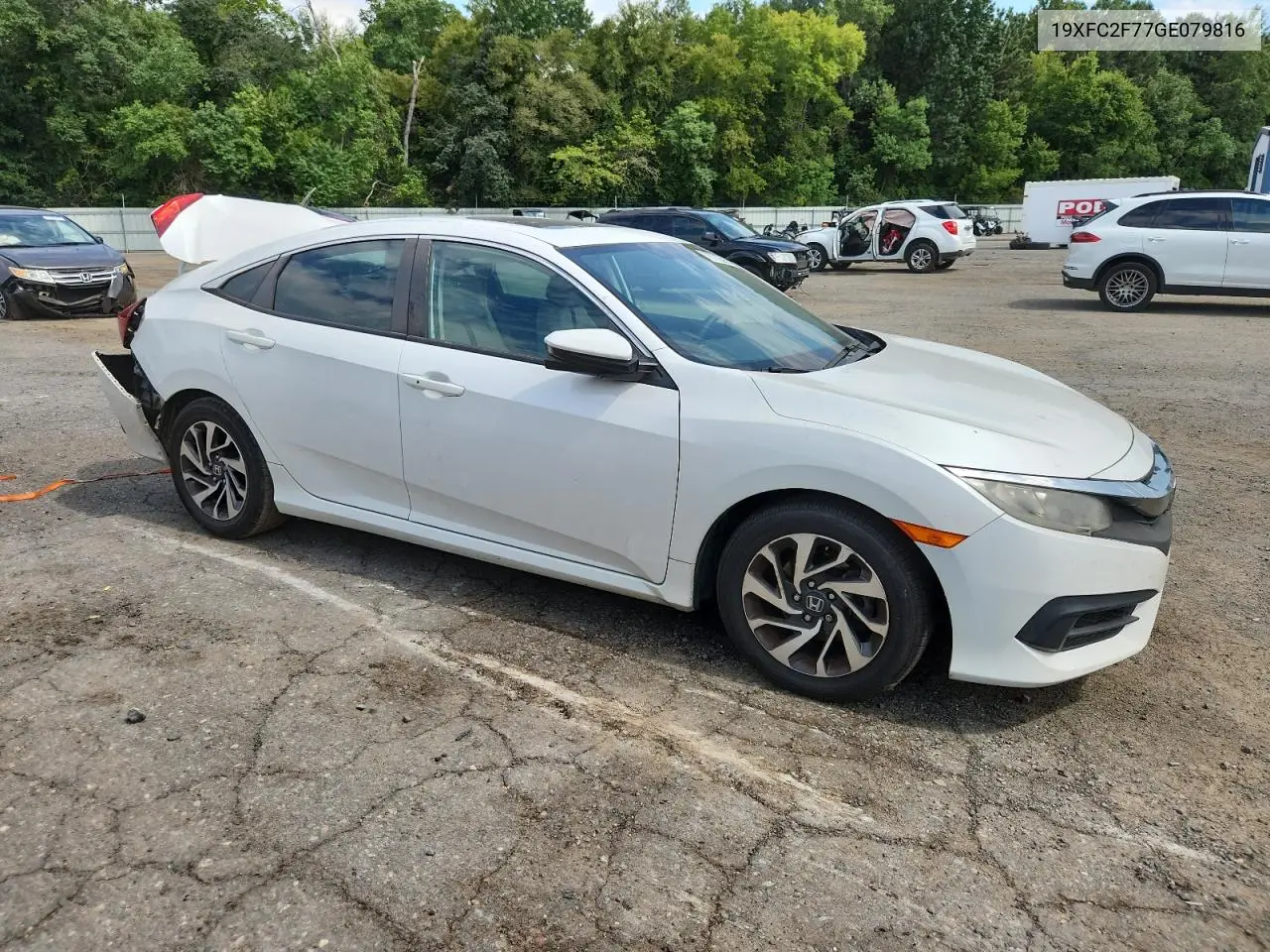 19XFC2F77GE079816 2016 Honda Civic Ex
