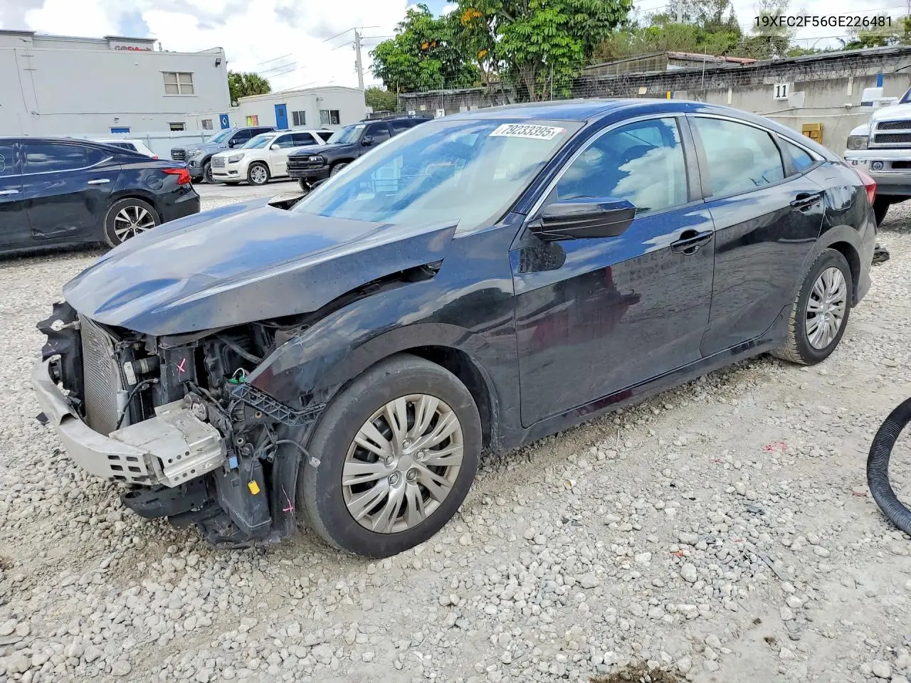 2016 Honda Civic Lx VIN: 19XFC2F56GE226481 Lot: 79233395