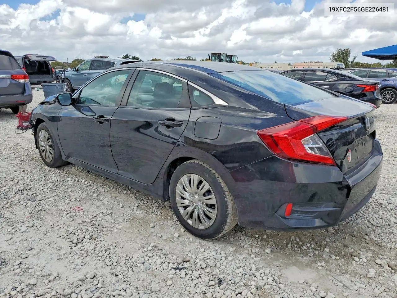 2016 Honda Civic Lx VIN: 19XFC2F56GE226481 Lot: 79233395