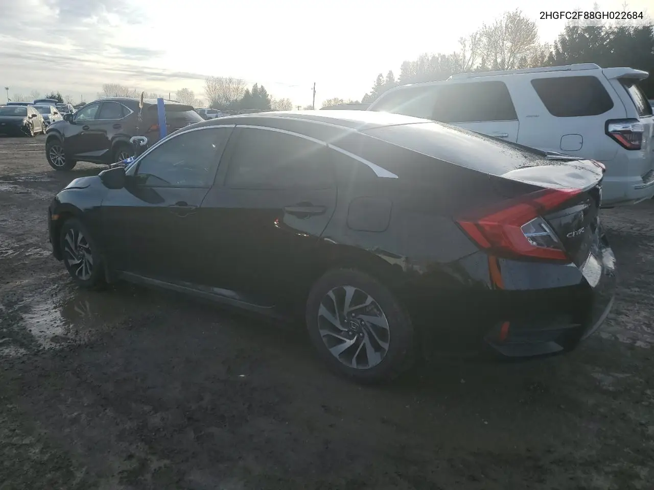 2HGFC2F88GH022684 2016 Honda Civic Ex