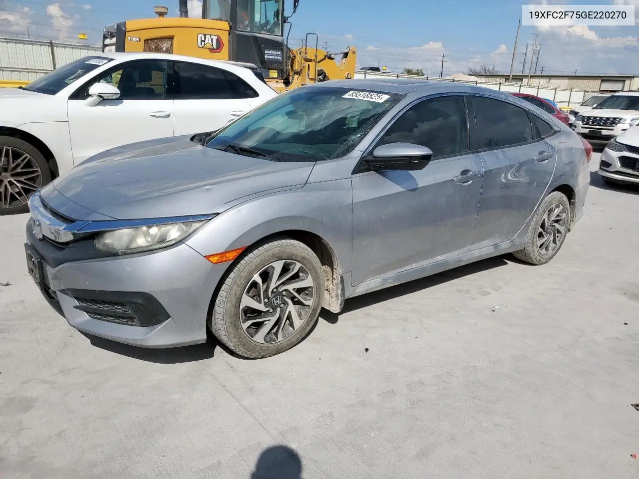 19XFC2F75GE220270 2016 Honda Civic Ex