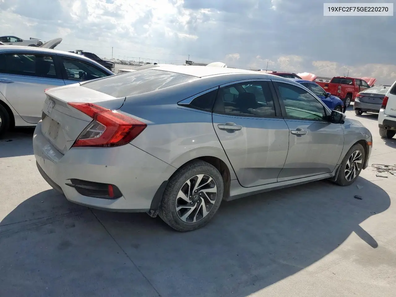 19XFC2F75GE220270 2016 Honda Civic Ex