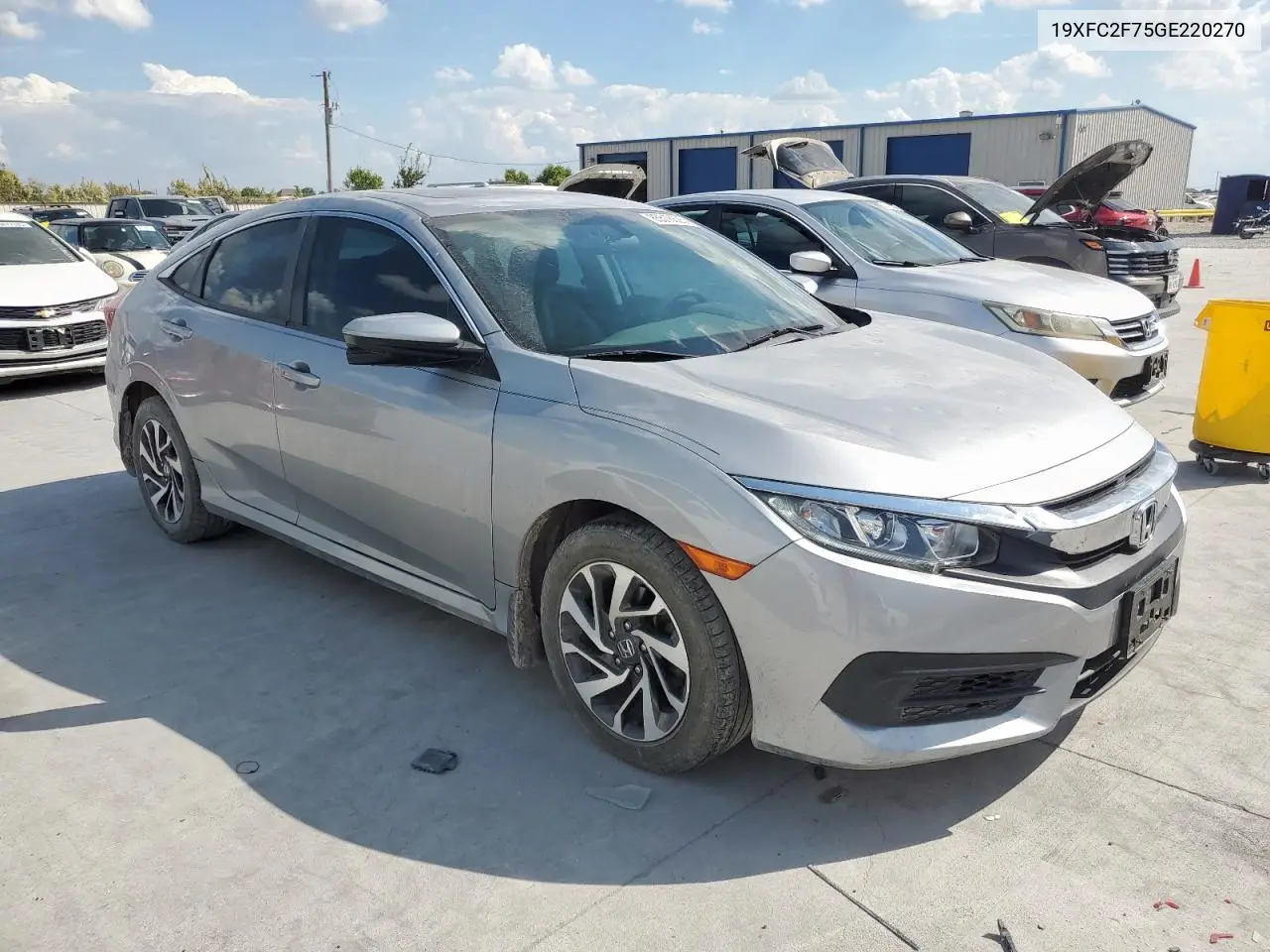 19XFC2F75GE220270 2016 Honda Civic Ex