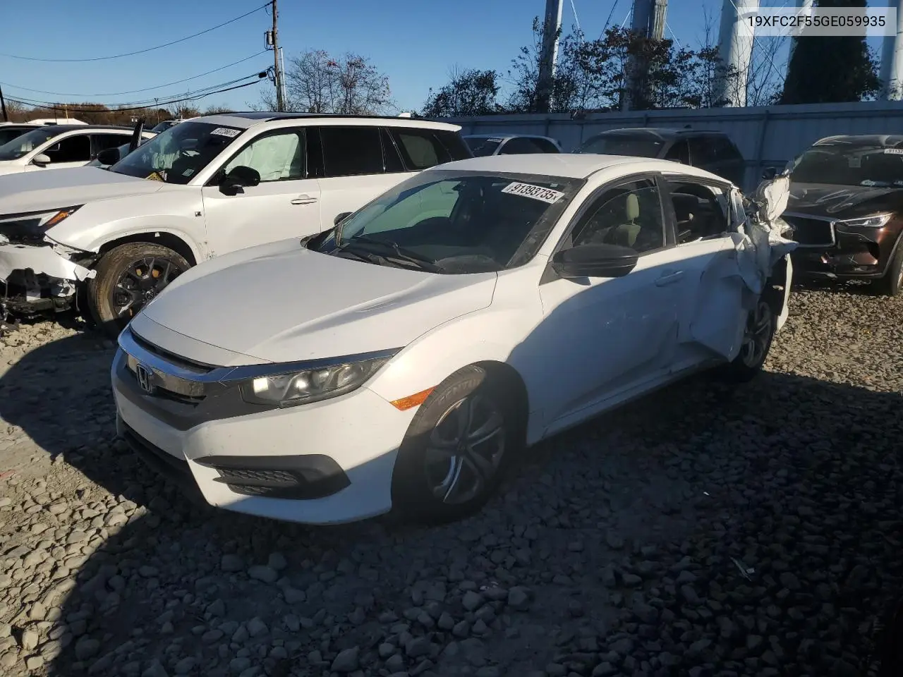19XFC2F55GE059935 2016 Honda Civic Lx