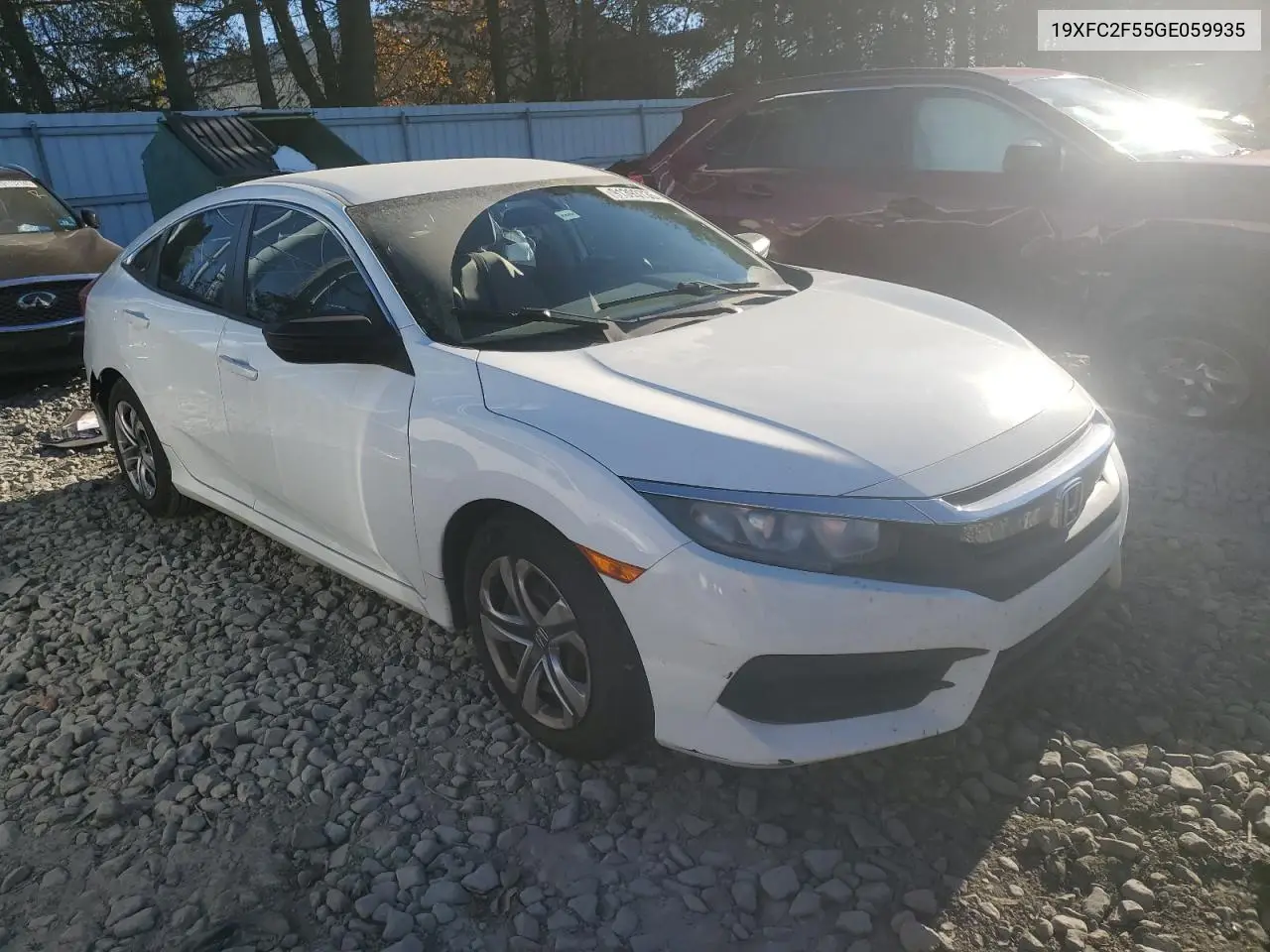 19XFC2F55GE059935 2016 Honda Civic Lx