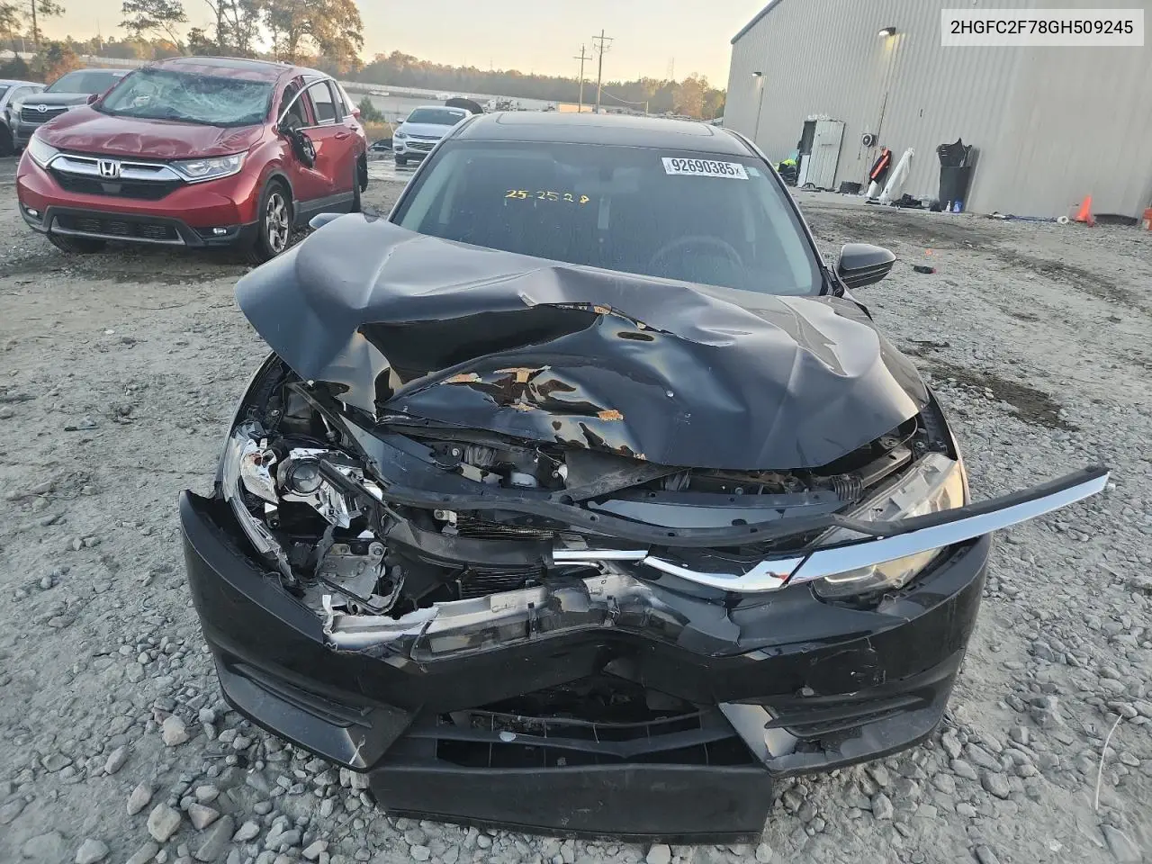 2HGFC2F78GH509245 2016 Honda Civic Ex