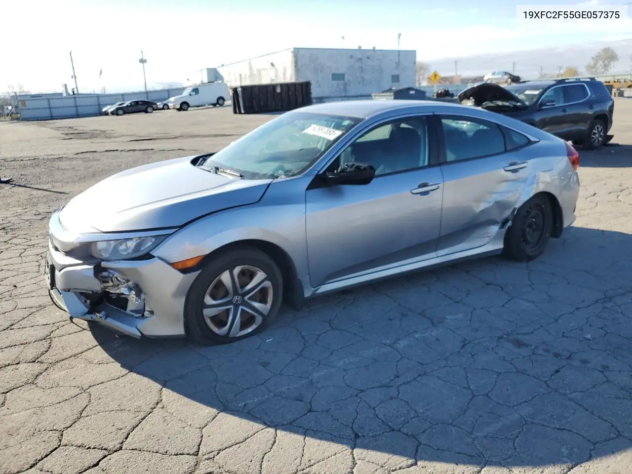 19XFC2F55GE057375 2016 Honda Civic Lx