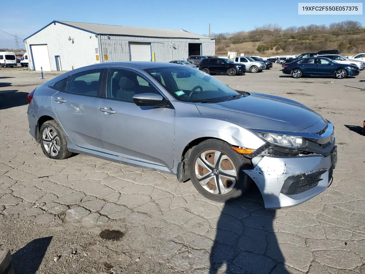 19XFC2F55GE057375 2016 Honda Civic Lx