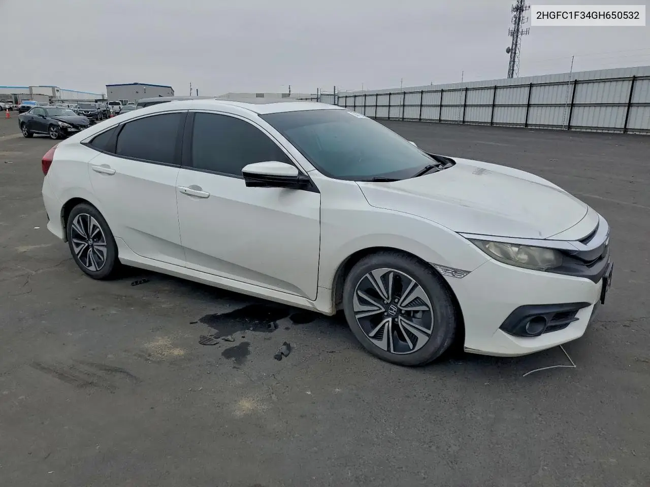 2HGFC1F34GH650532 2016 Honda Civic Ex