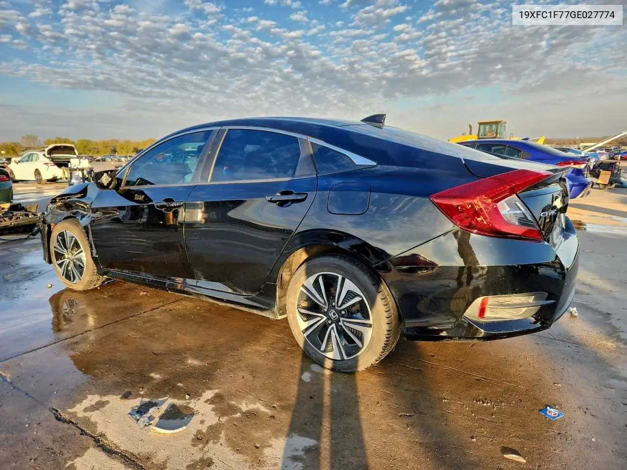 19XFC1F77GE027774 2016 Honda Civic Exl