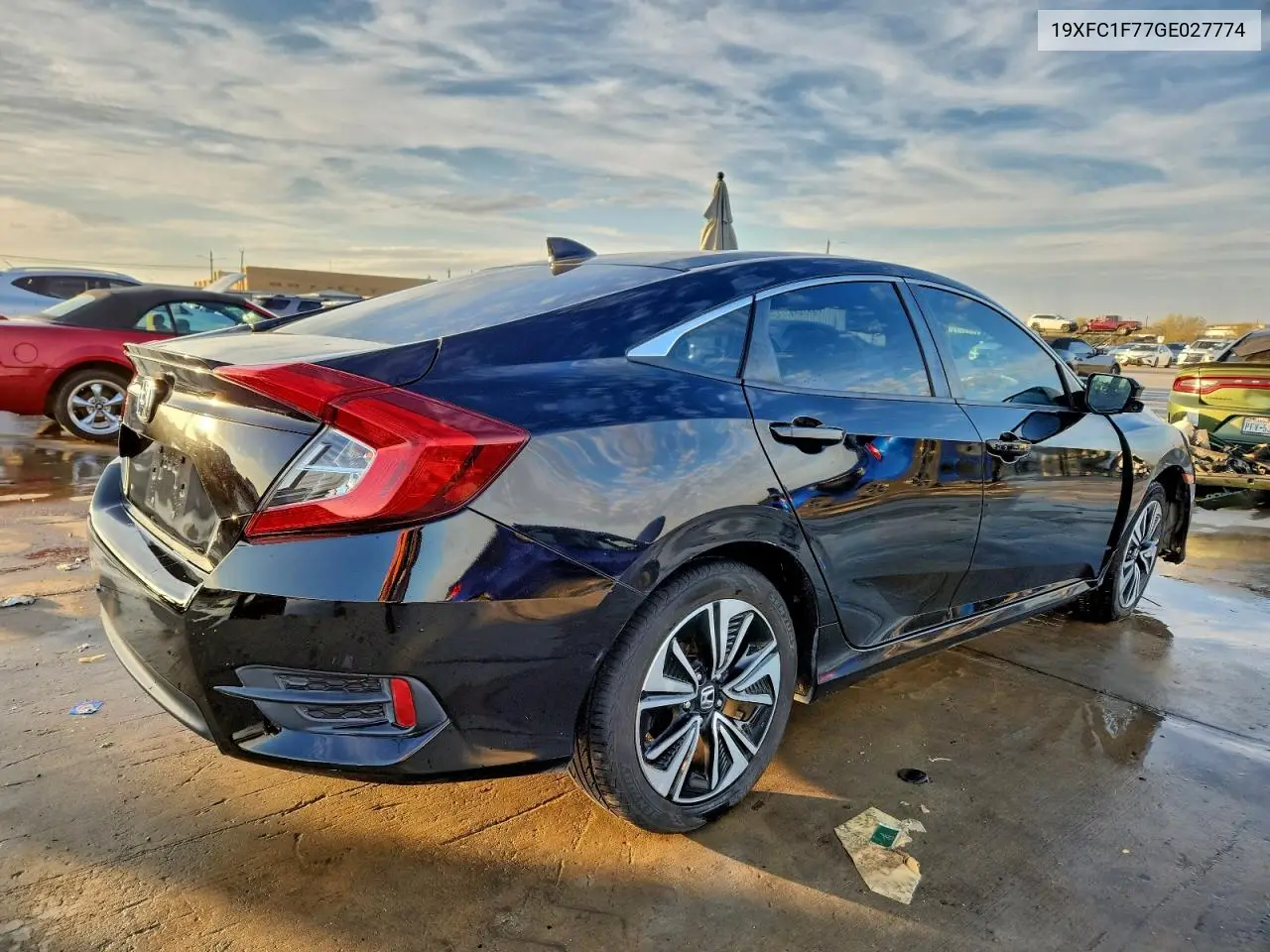 19XFC1F77GE027774 2016 Honda Civic Exl
