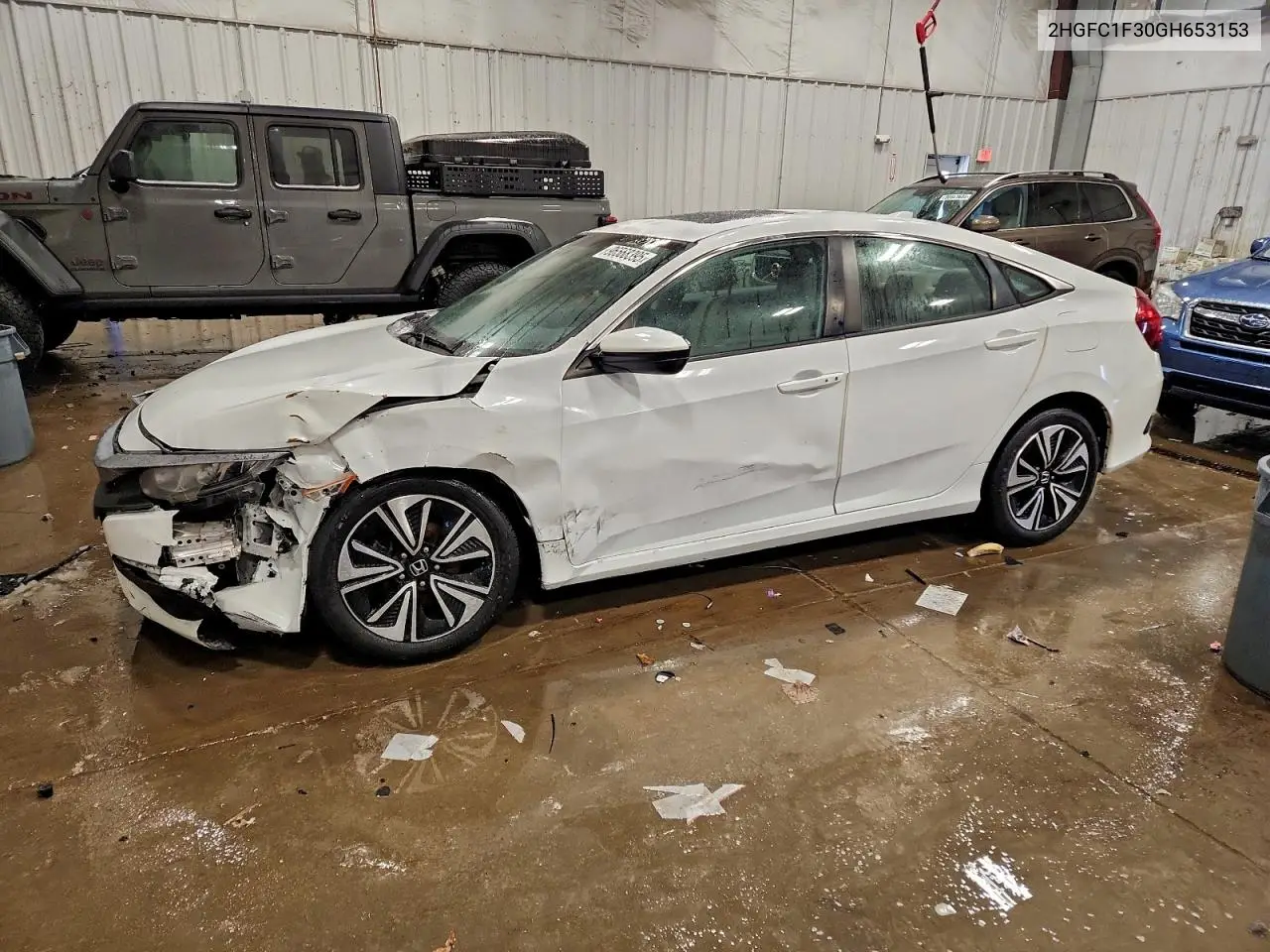 2HGFC1F30GH653153 2016 Honda Civic Ex
