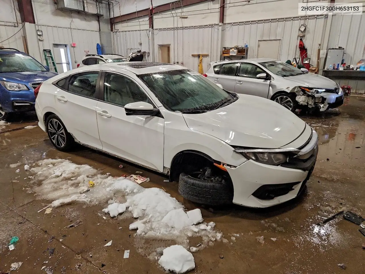 2HGFC1F30GH653153 2016 Honda Civic Ex