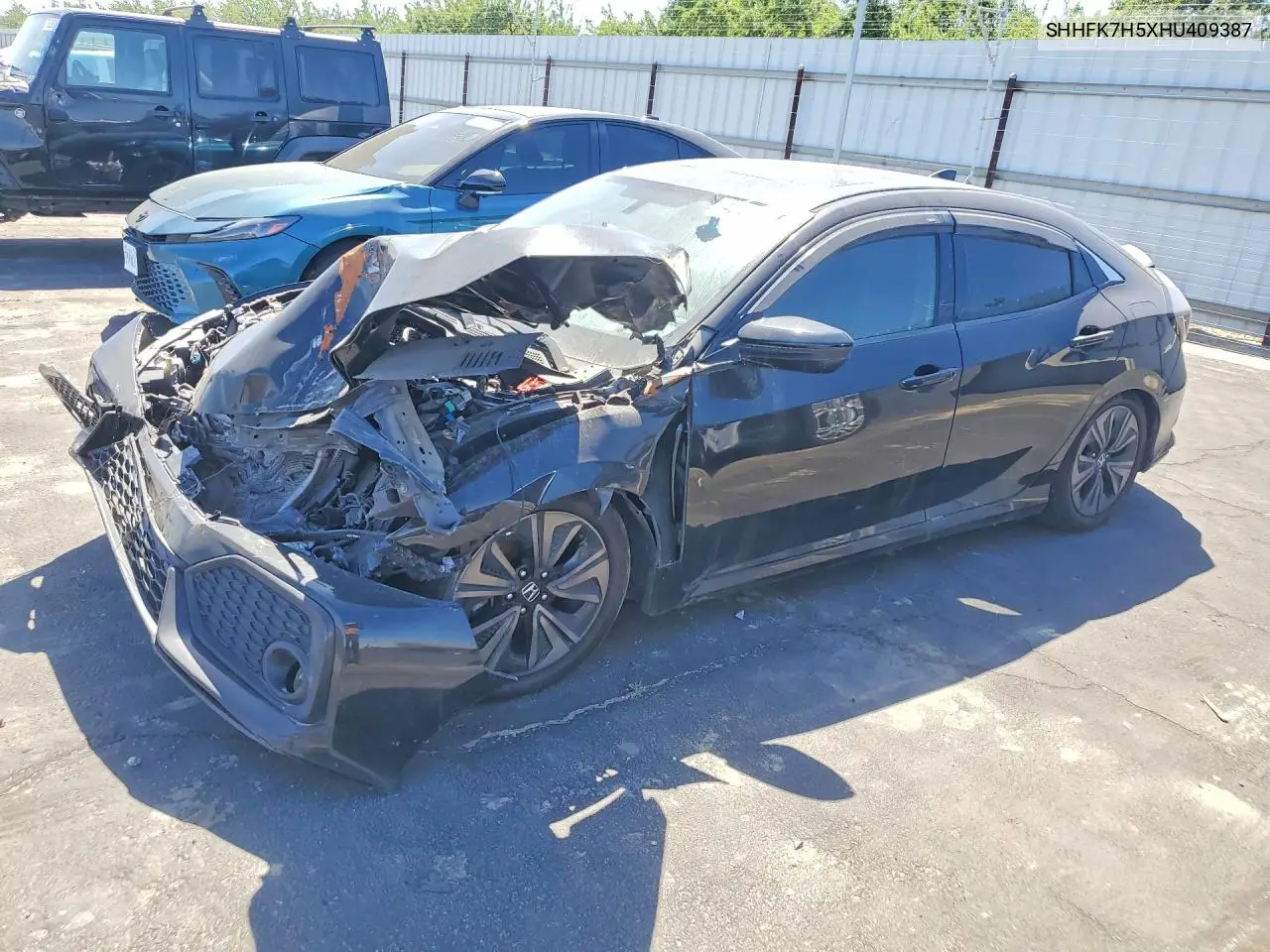SHHFK7H5XHU409387 2017 Honda Civic Ex