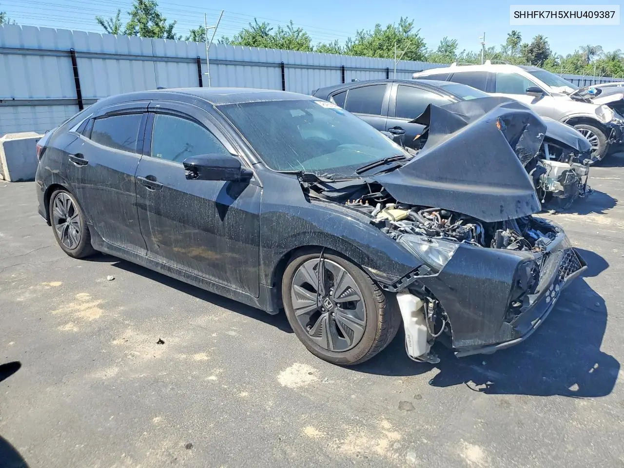 SHHFK7H5XHU409387 2017 Honda Civic Ex