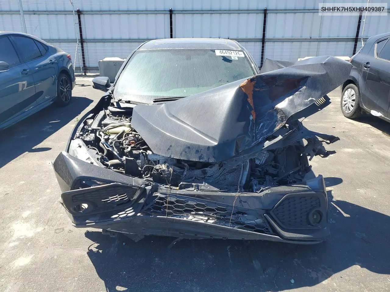 SHHFK7H5XHU409387 2017 Honda Civic Ex