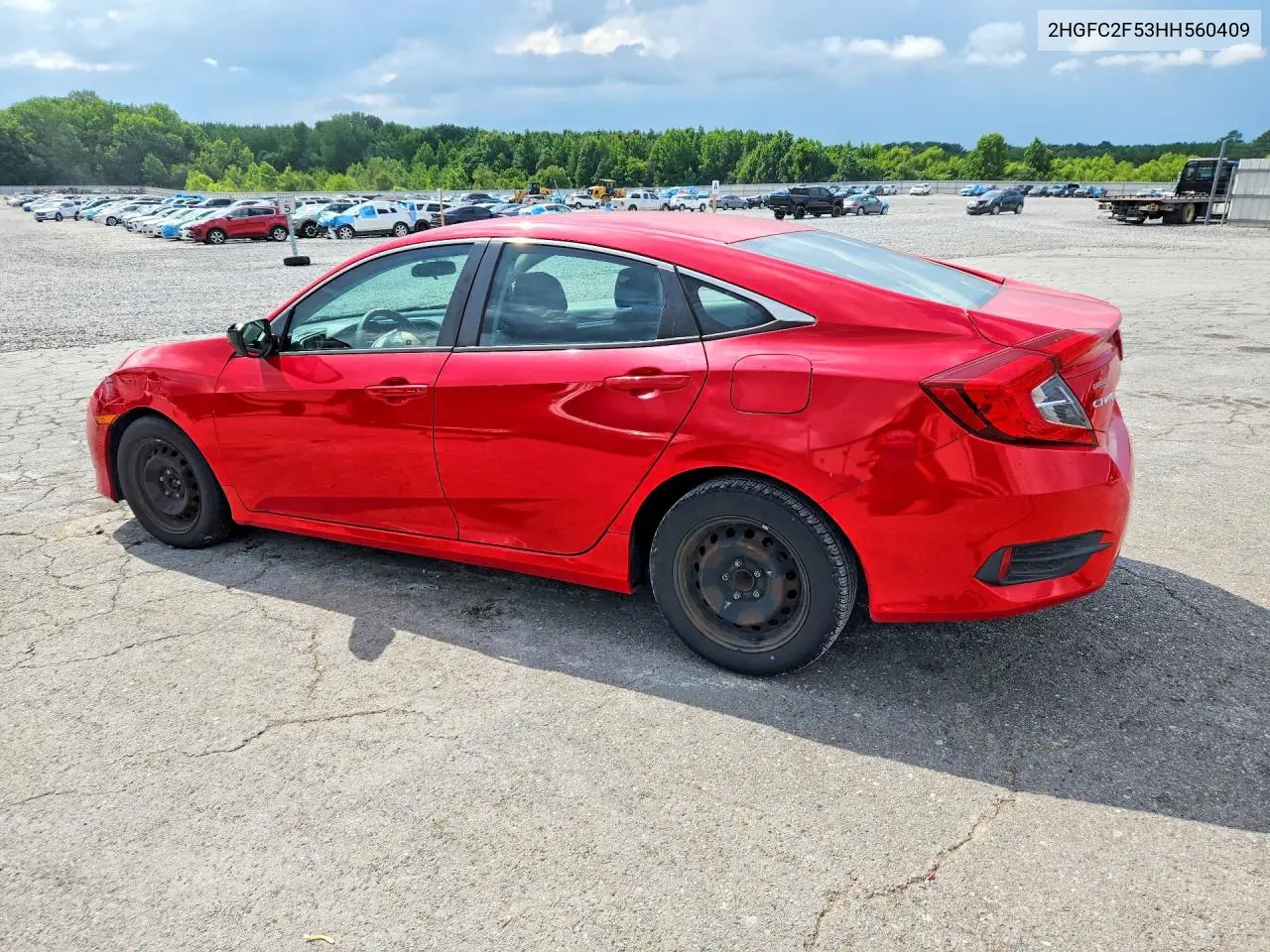 2017 Honda Civic Lx VIN: 2HGFC2F53HH560409 Lot: 60411076