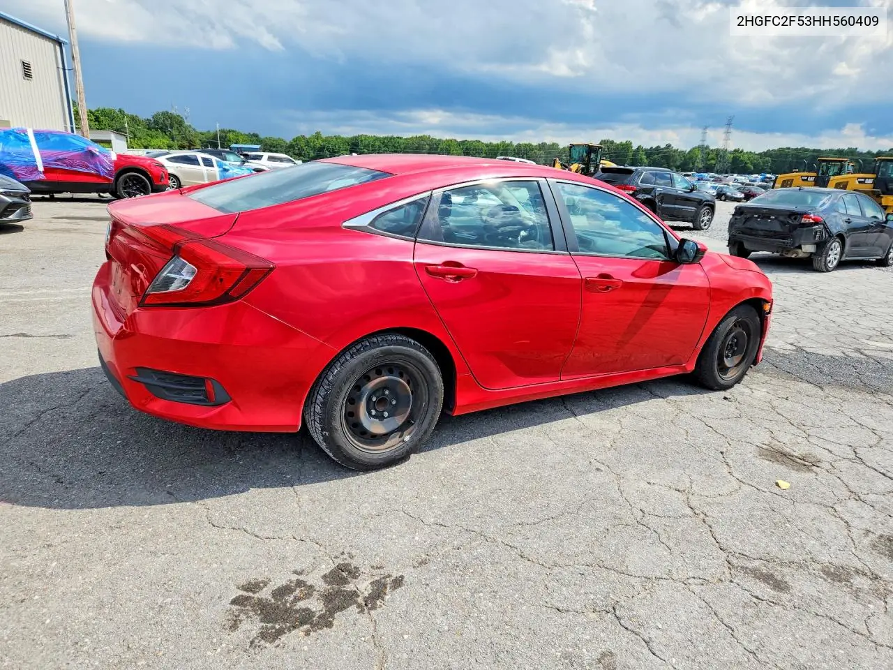 2017 Honda Civic Lx VIN: 2HGFC2F53HH560409 Lot: 60411076