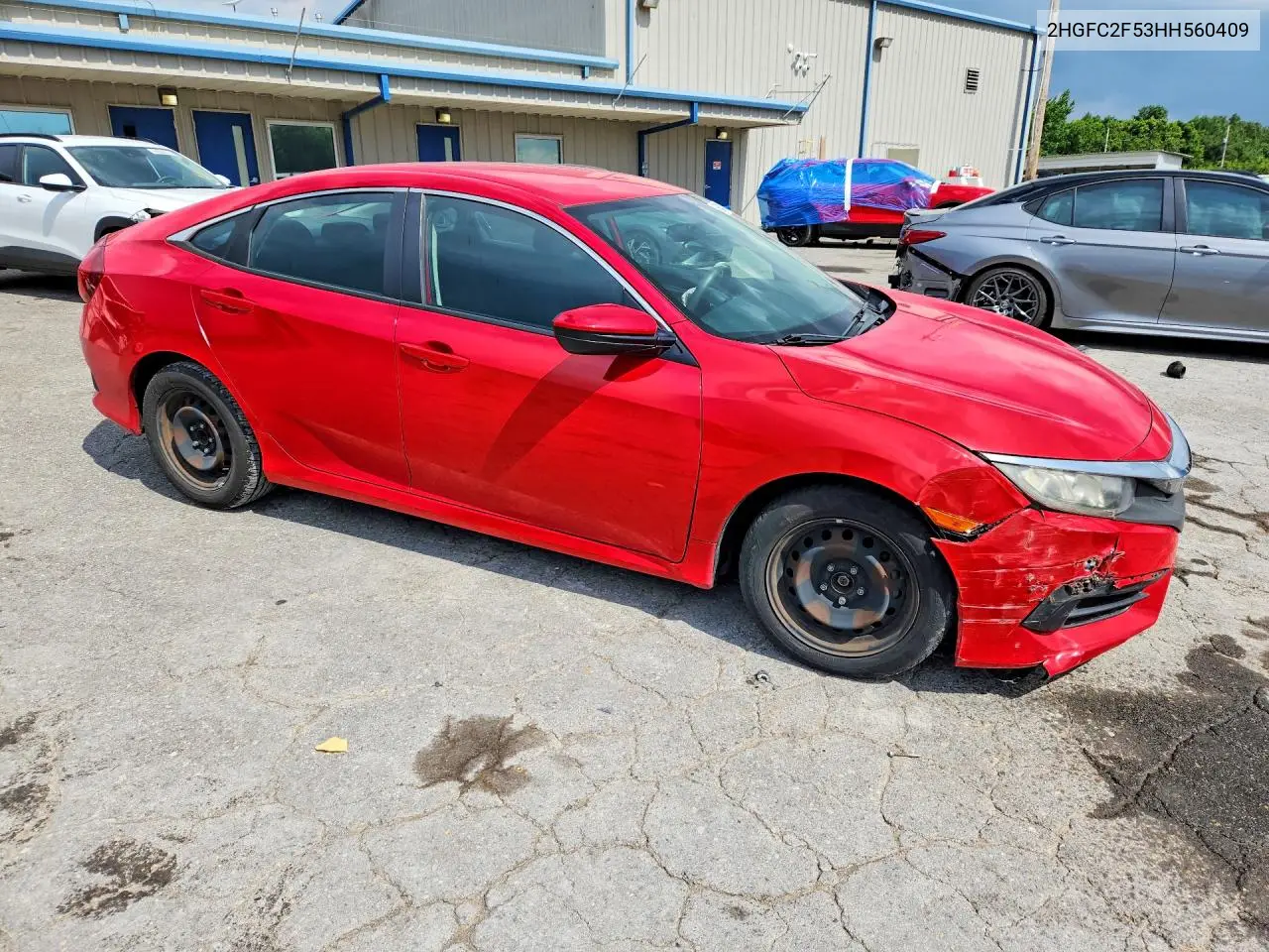 2017 Honda Civic Lx VIN: 2HGFC2F53HH560409 Lot: 60411076