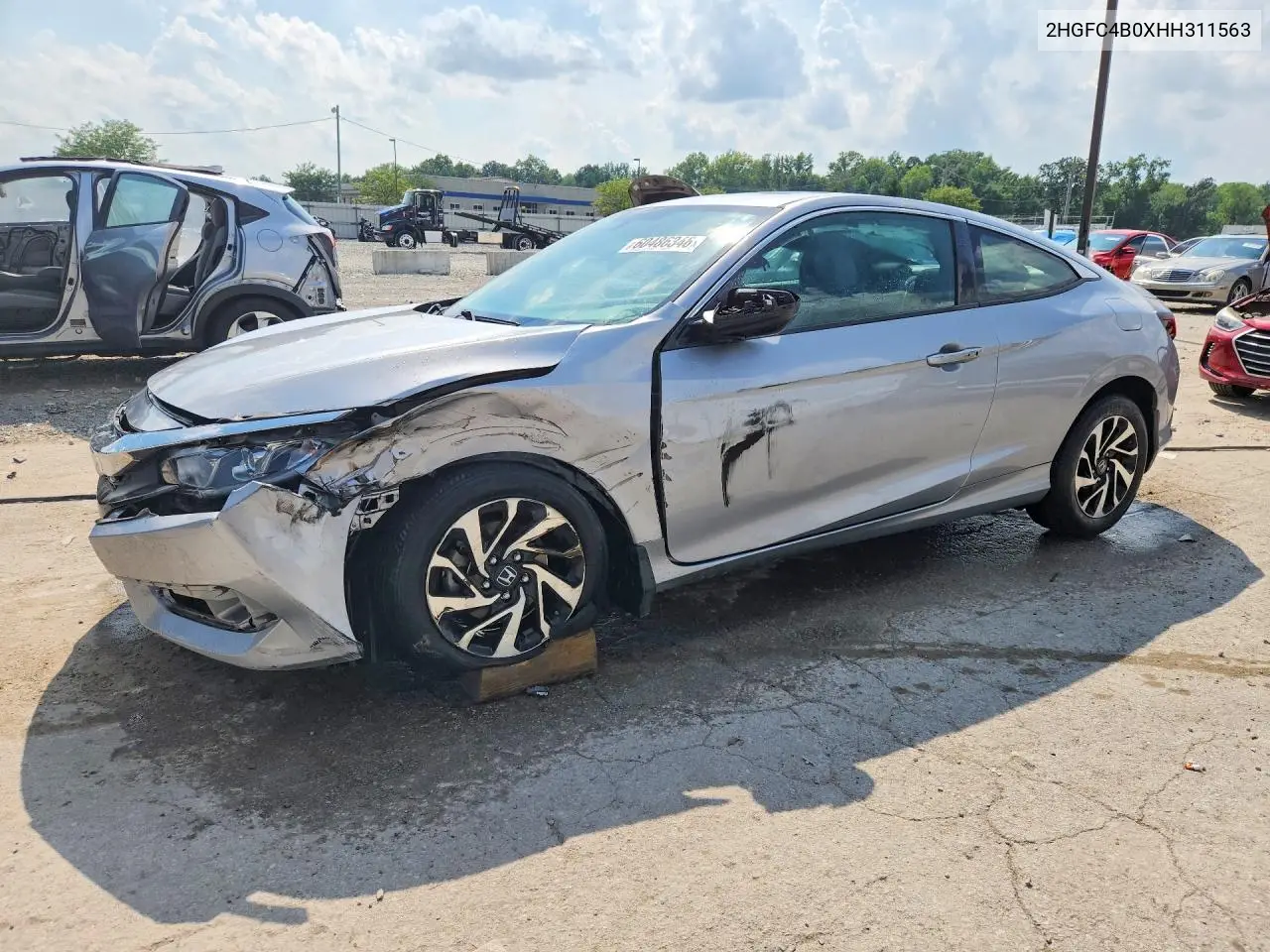 2017 Honda Civic Lx VIN: 2HGFC4B0XHH311563 Lot: 60486346