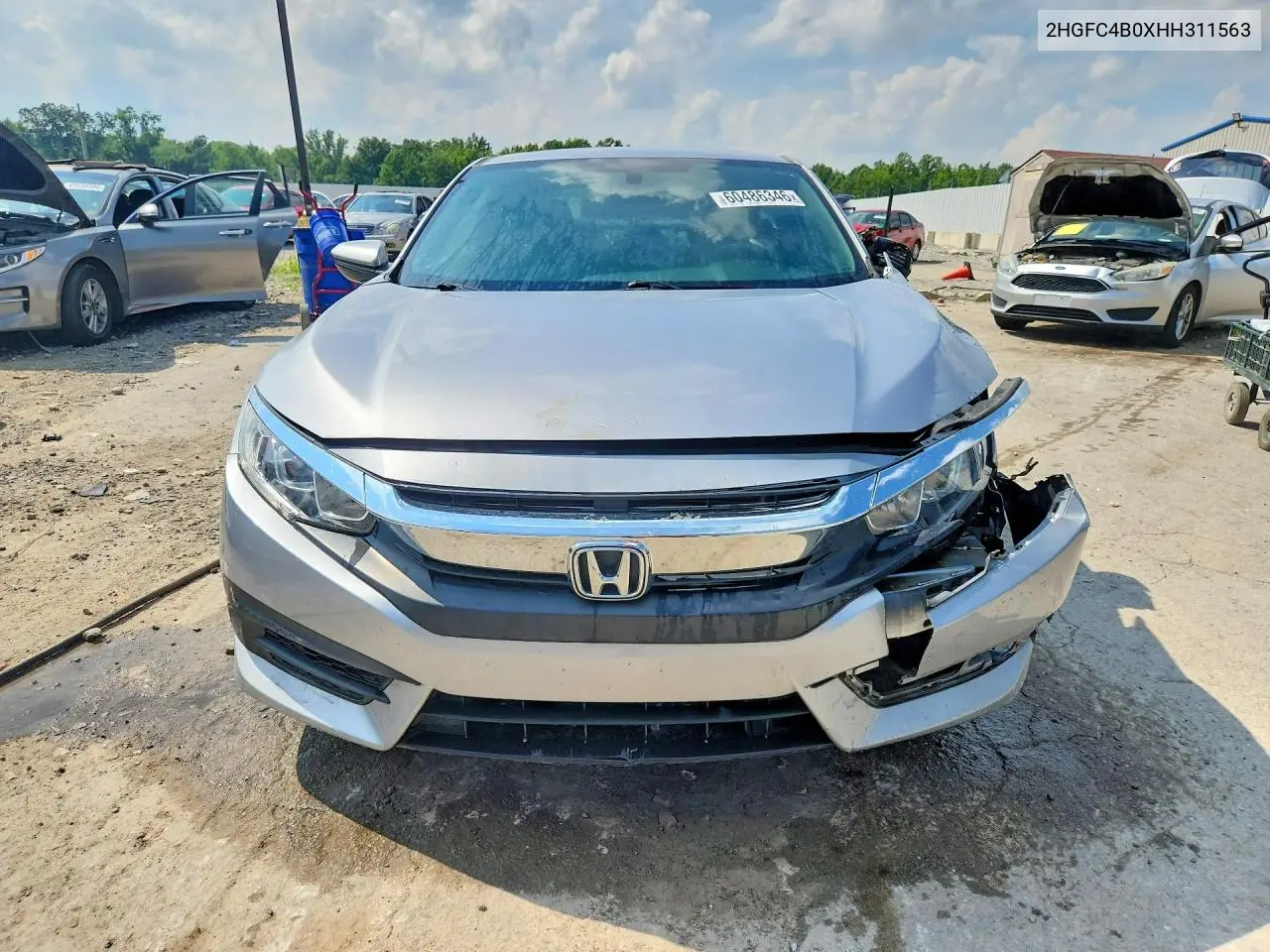 2017 Honda Civic Lx VIN: 2HGFC4B0XHH311563 Lot: 60486346