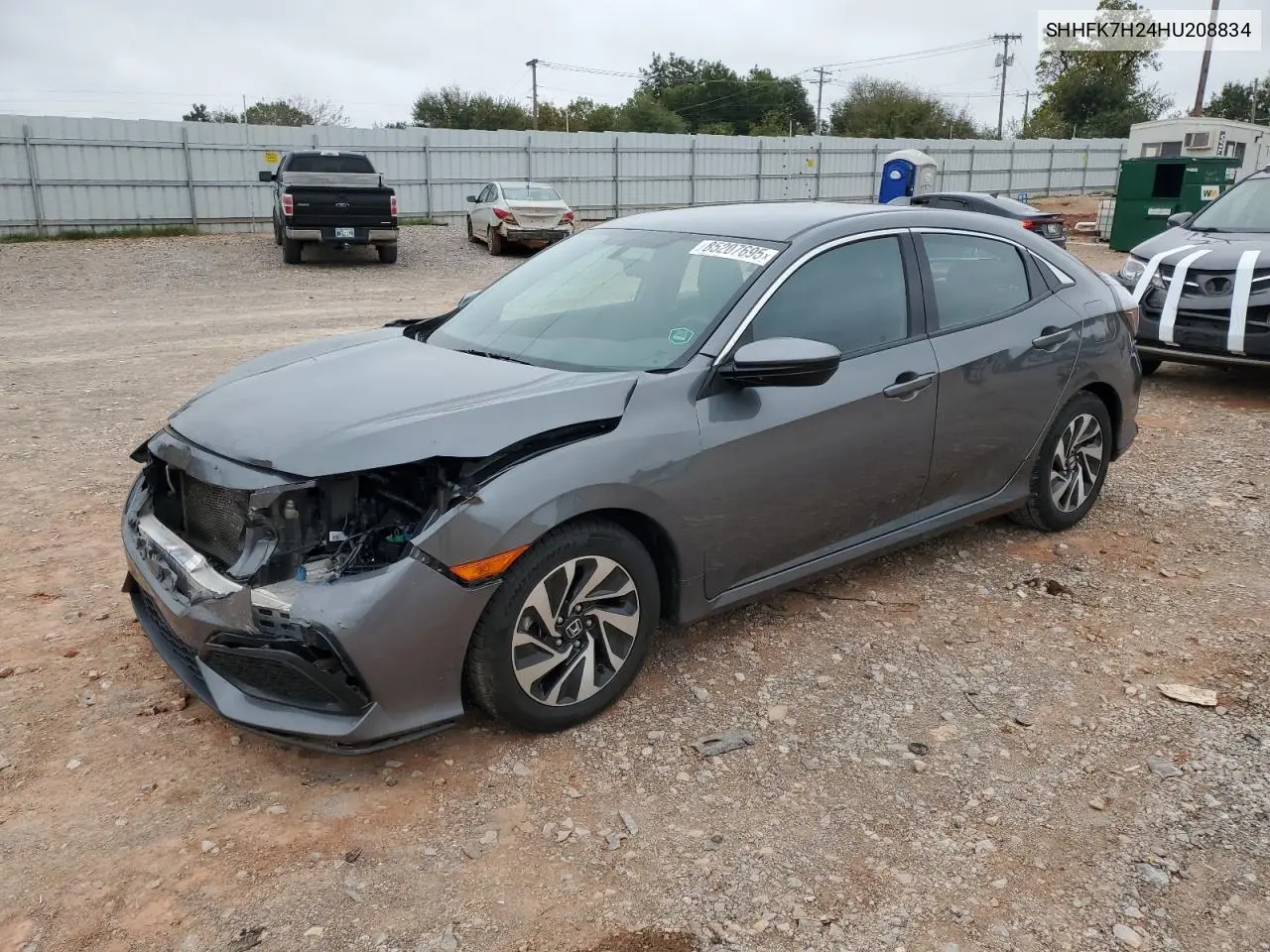 SHHFK7H24HU208834 2017 Honda Civic Lx