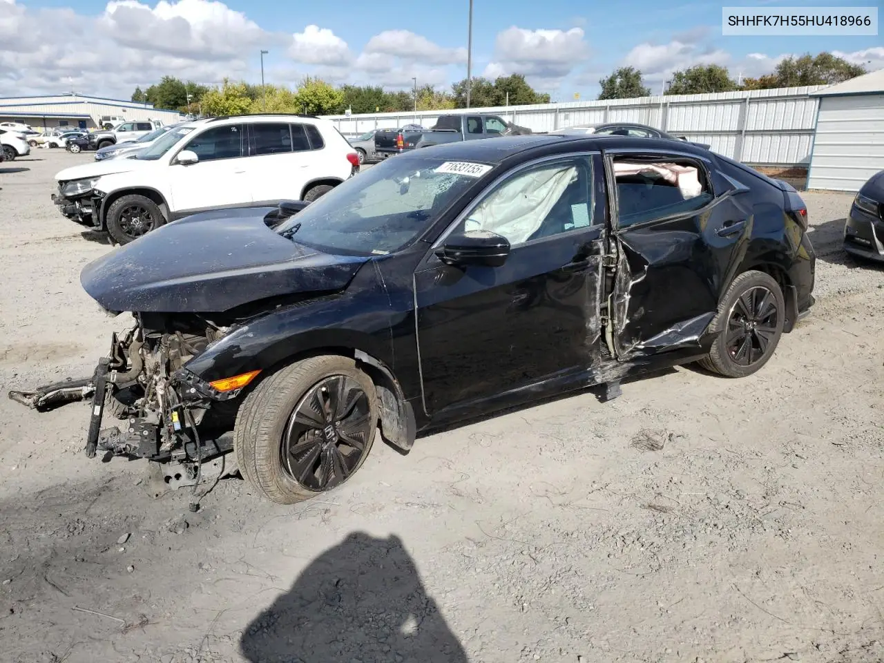 SHHFK7H55HU418966 2017 Honda Civic Ex