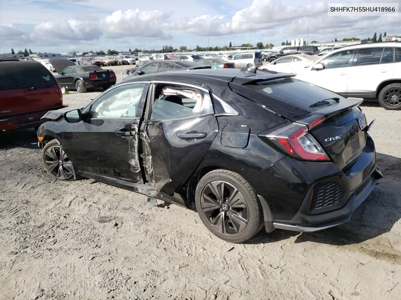 SHHFK7H55HU418966 2017 Honda Civic Ex