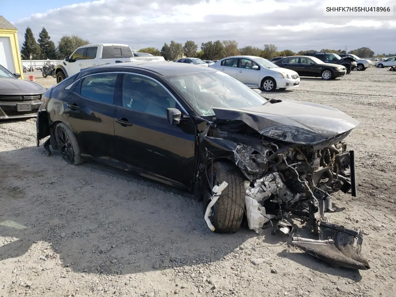 SHHFK7H55HU418966 2017 Honda Civic Ex
