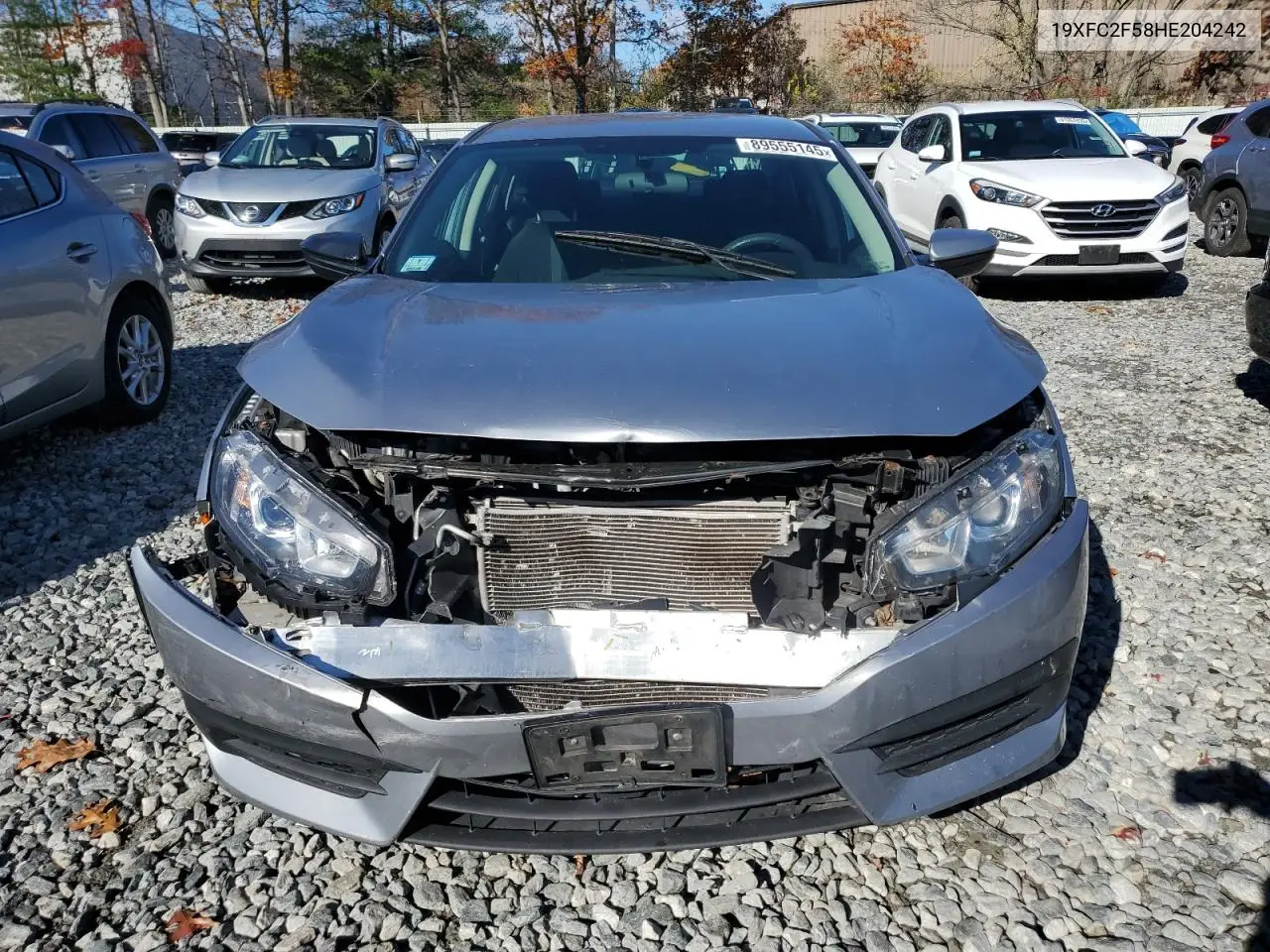 19XFC2F58HE204242 2017 Honda Civic Lx