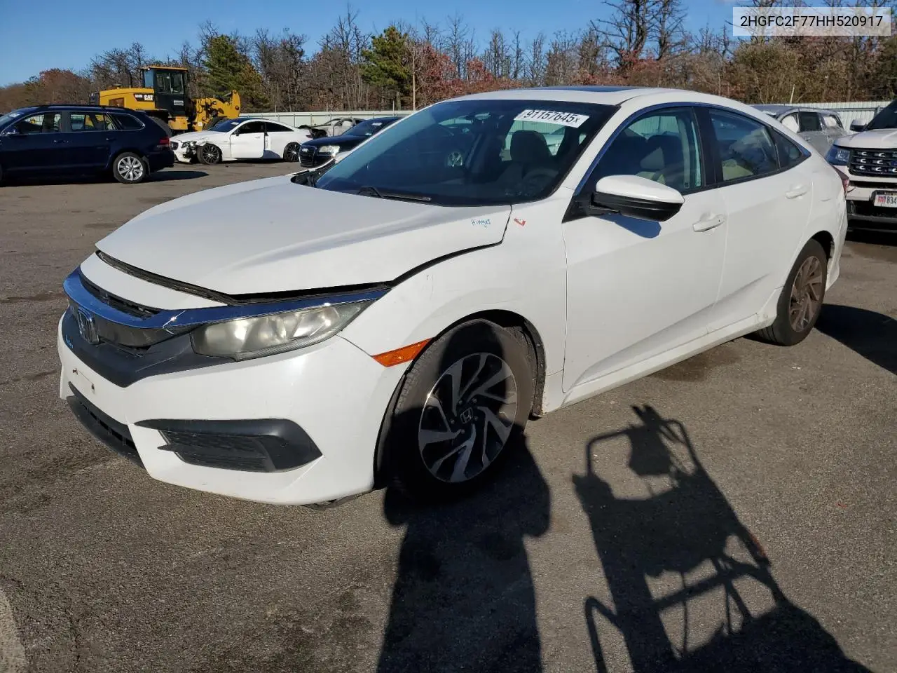 2HGFC2F77HH520917 2017 Honda Civic Ex