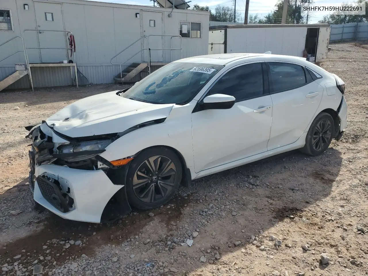 SHHFK7H59HU226918 2017 Honda Civic Ex