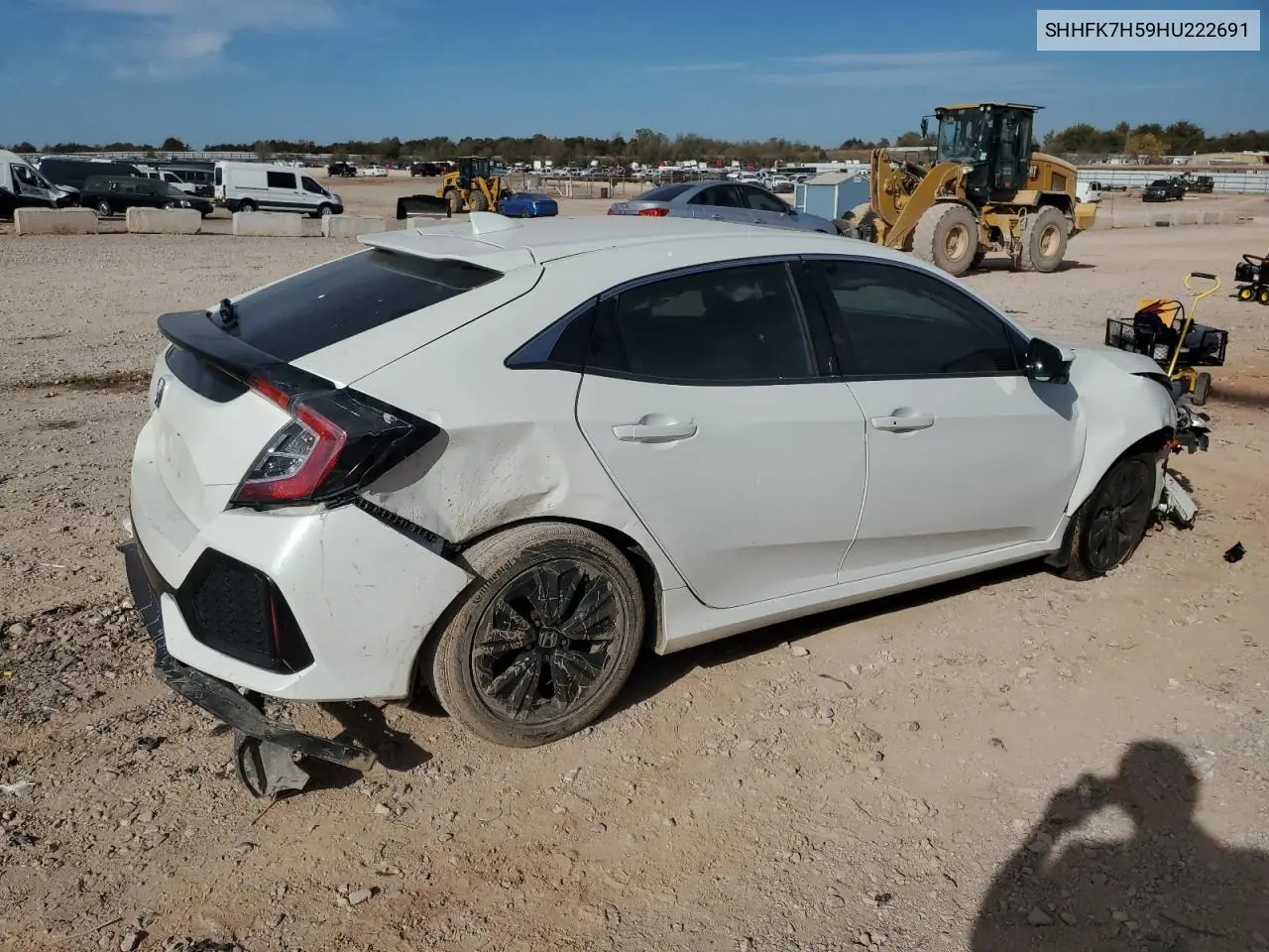 SHHFK7H59HU226918 2017 Honda Civic Ex