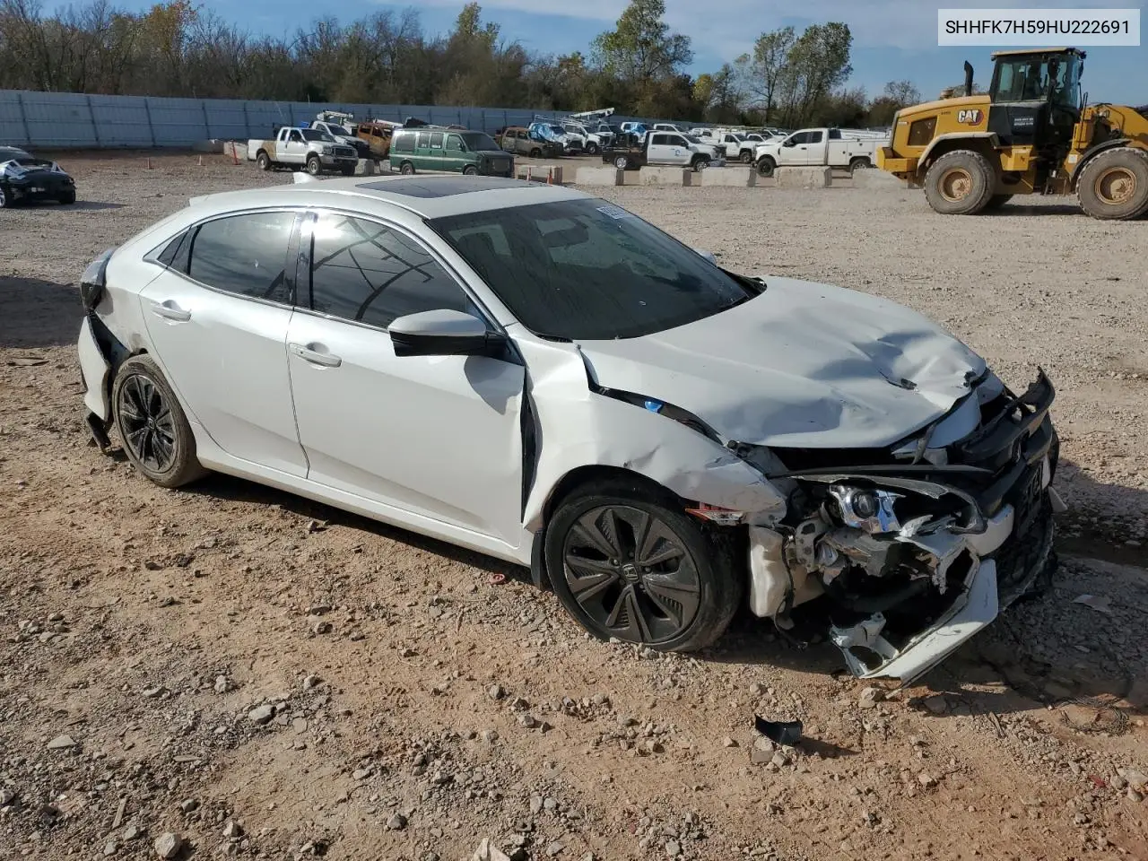 SHHFK7H59HU226918 2017 Honda Civic Ex