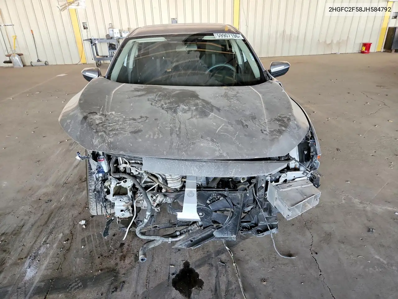 2HGFC2F58JH584792 2018 Honda Civic Lx