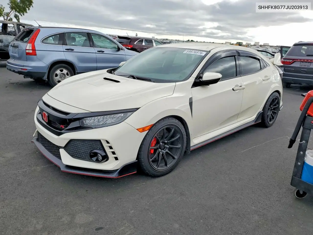 2018 Honda Civic Type-R Touring VIN: SHHFK8G77JU203913 Lot: 59976976